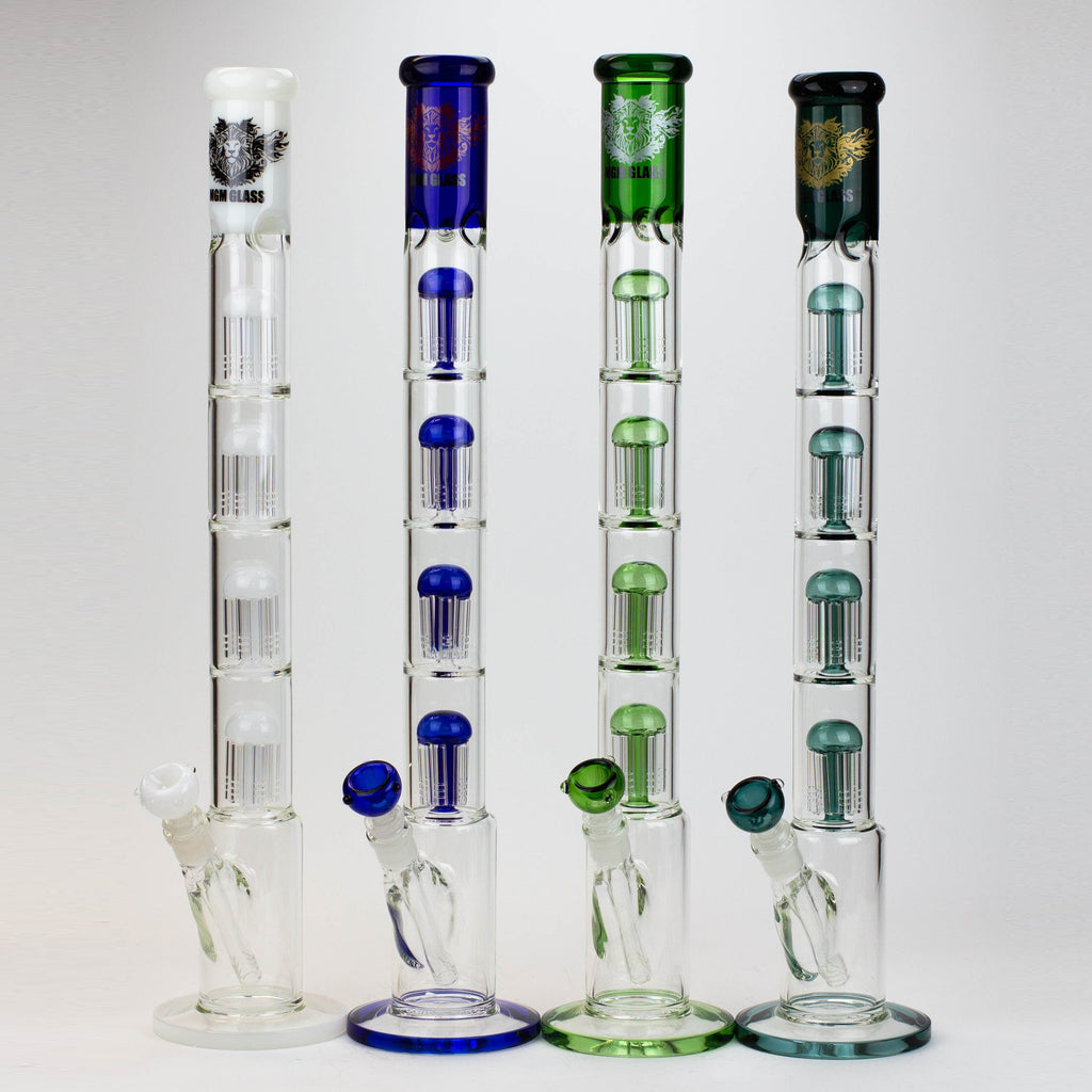 23" Quad-percolator glass Bong