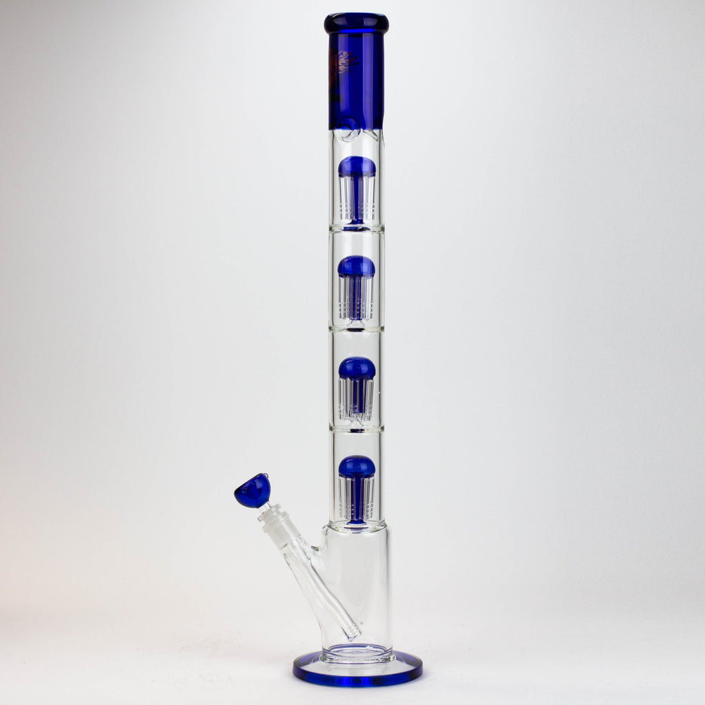 23" Quad-percolator glass Bong