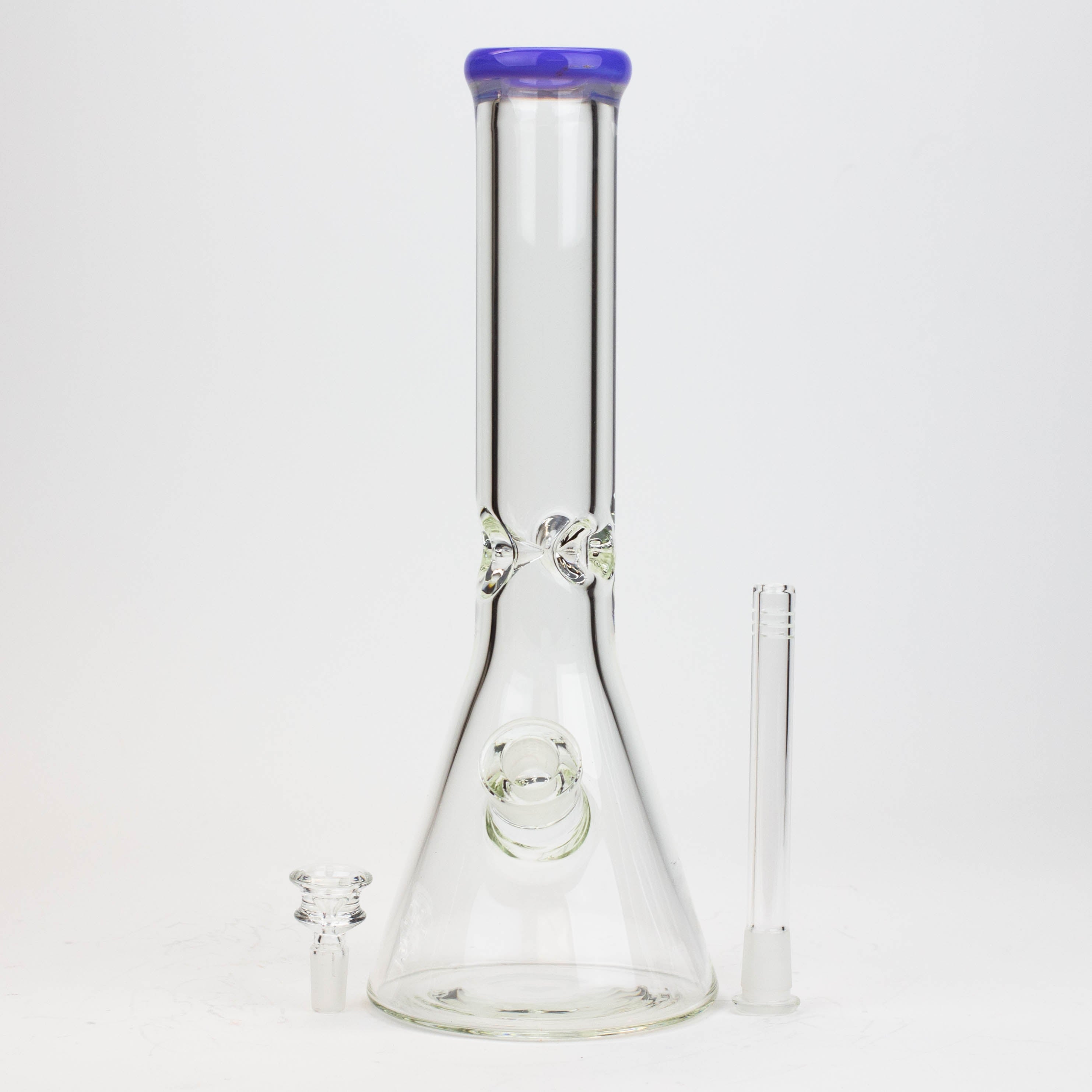 13.5" Classic beaker Glass Bong 9mm [C4112-A]