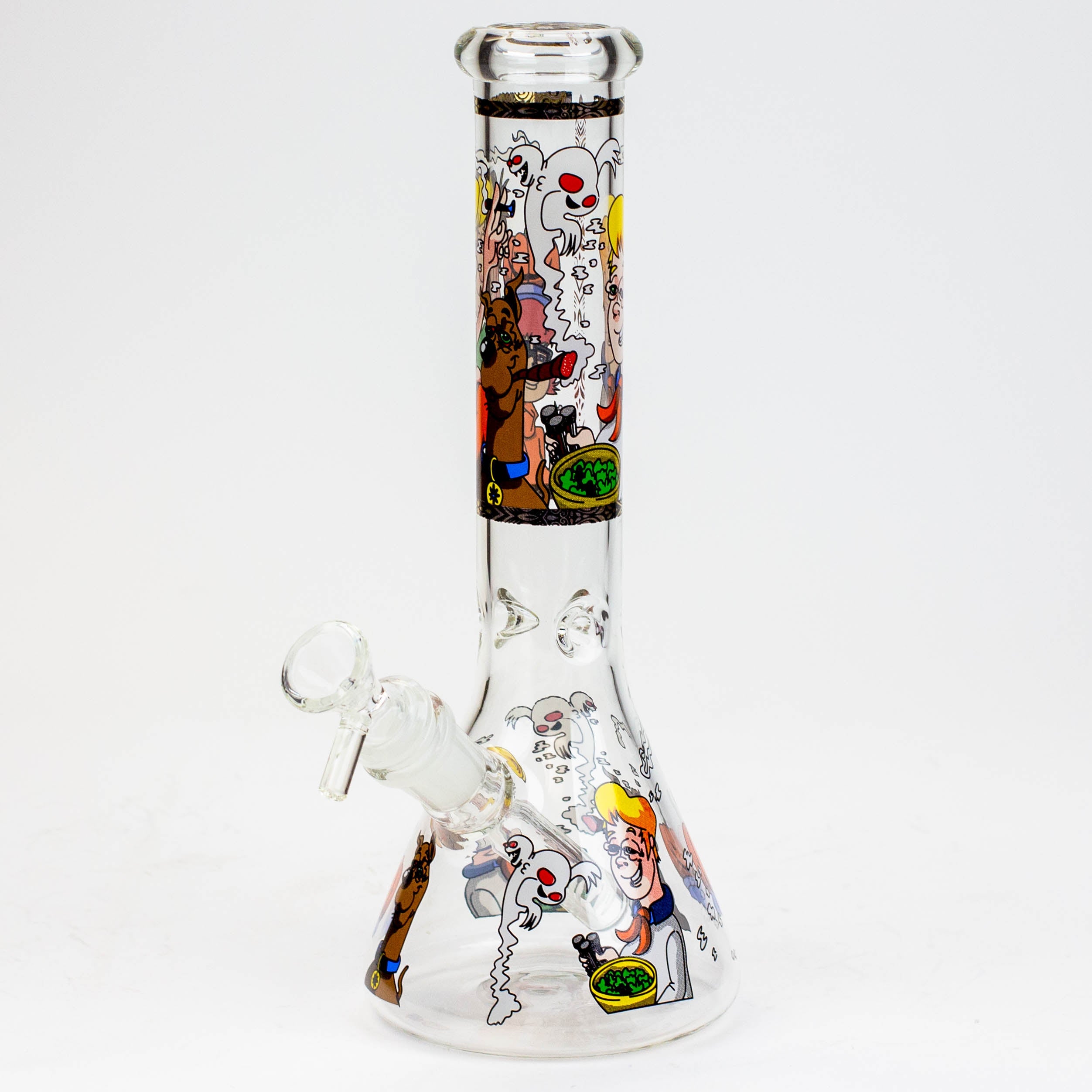 10" Cartoon glass water bong