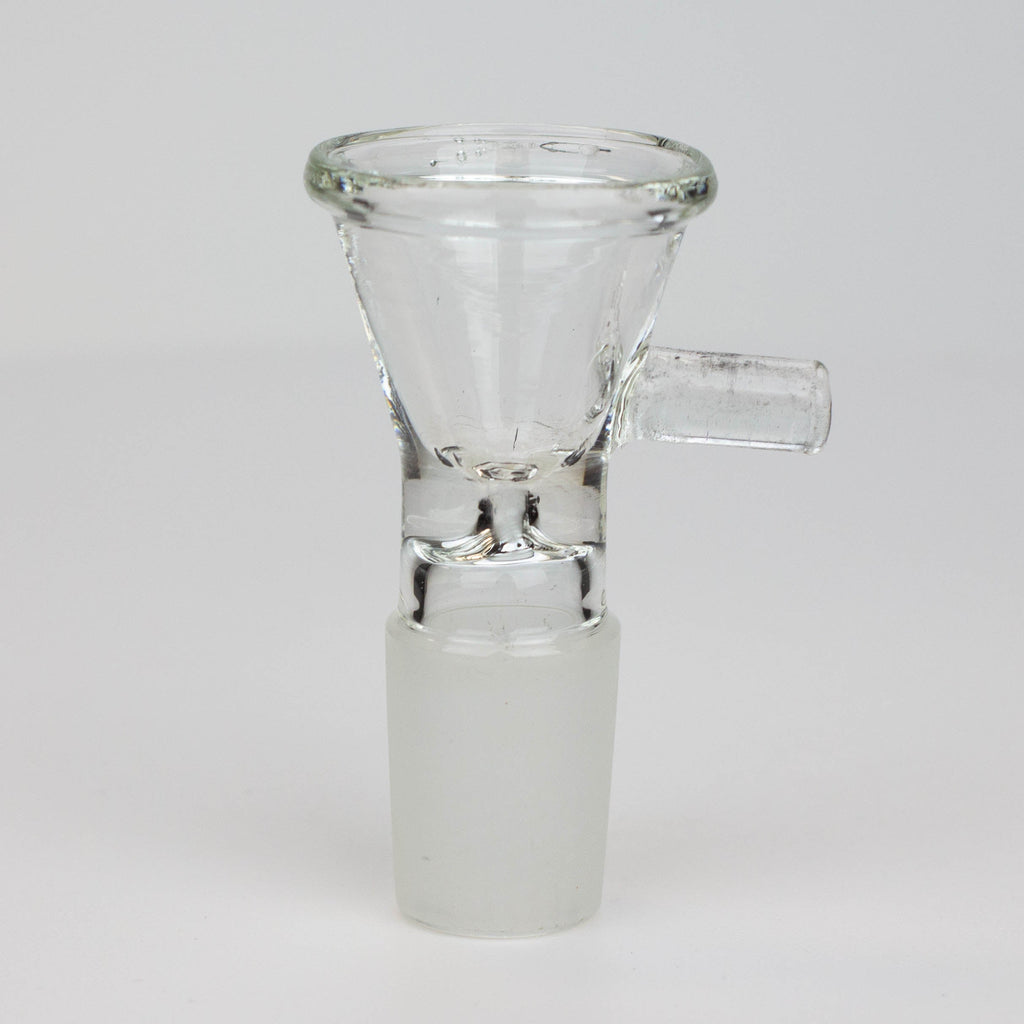 Clear thick glass bowl for 18 mm female Joint