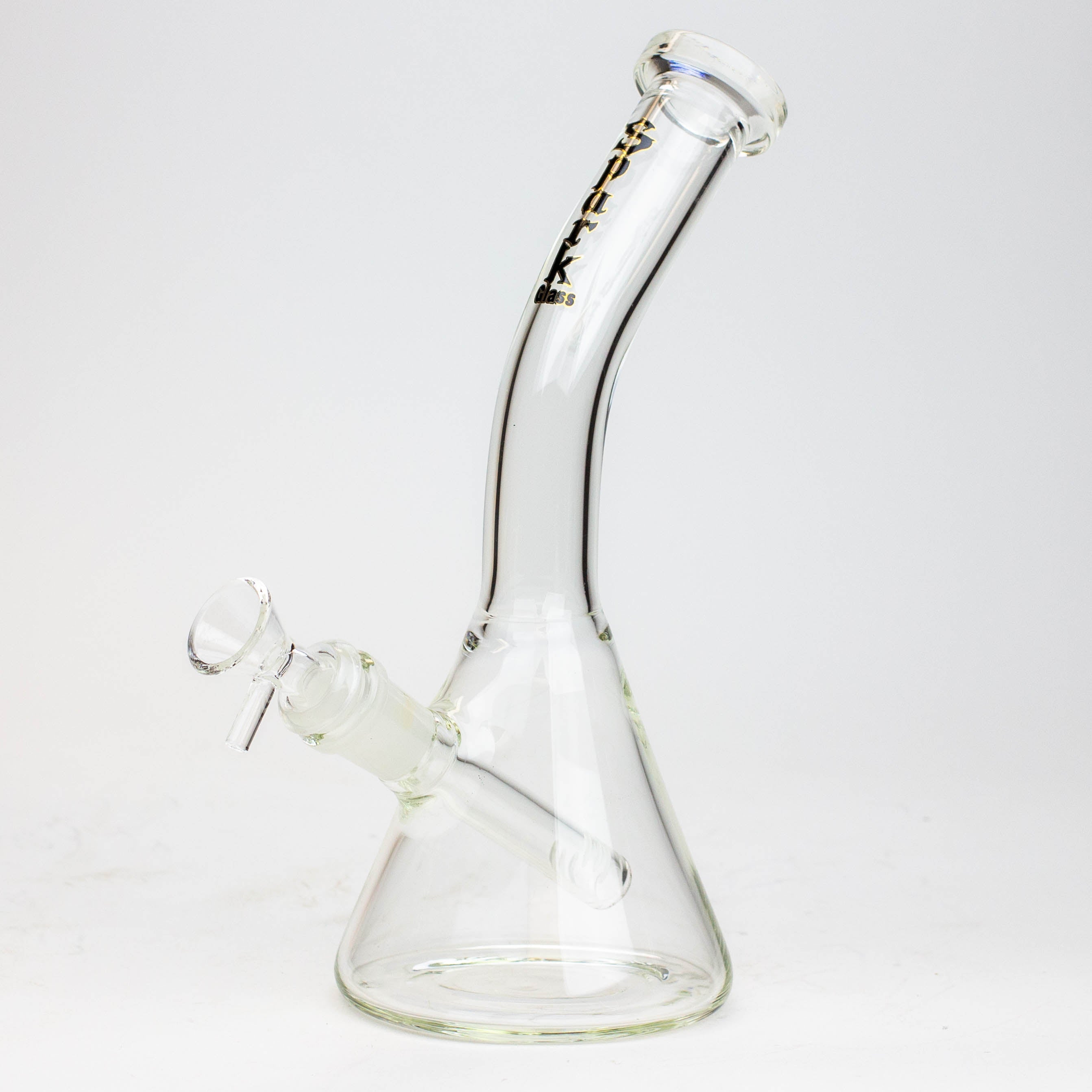 10" SPARK beaker thick glass bent neck water bong