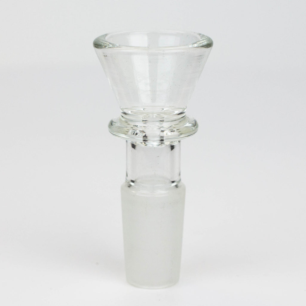 Clear thick glass bowl for 14 mm female Joint