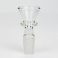 Clear thick glass bowl for 14 mm female Joint