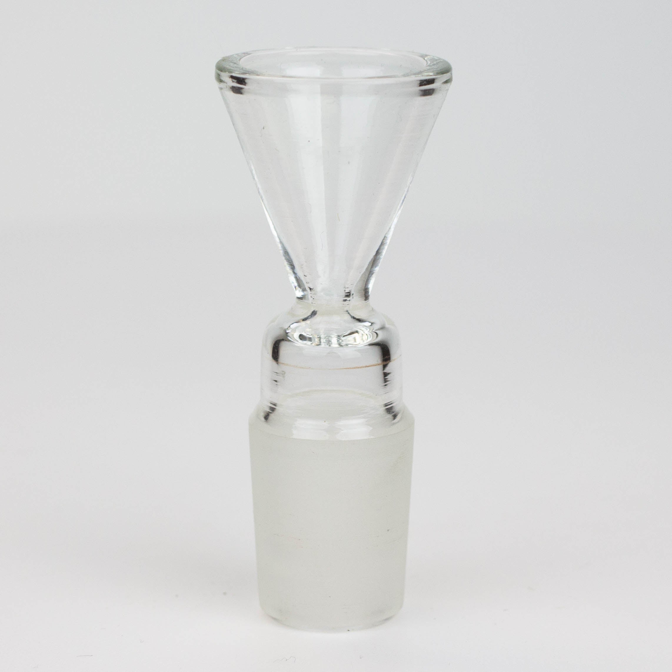 Clear thick glass bowl for 18 mm female Joint