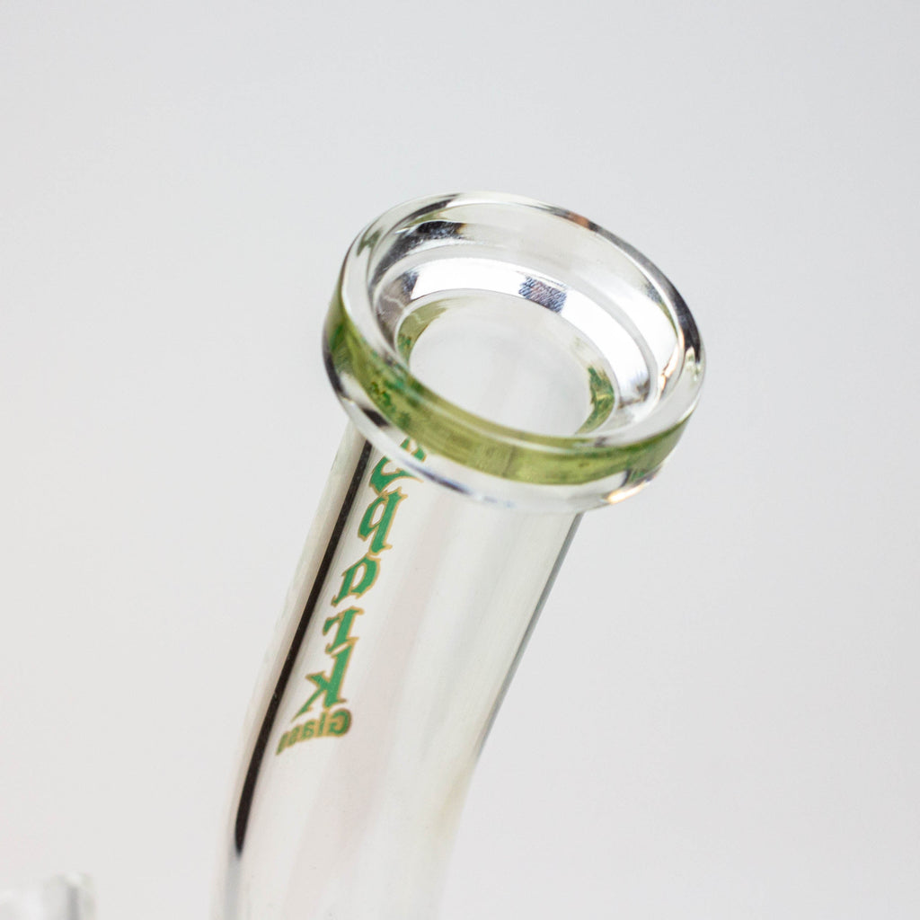10" SPARK beaker thick glass bent neck water bong