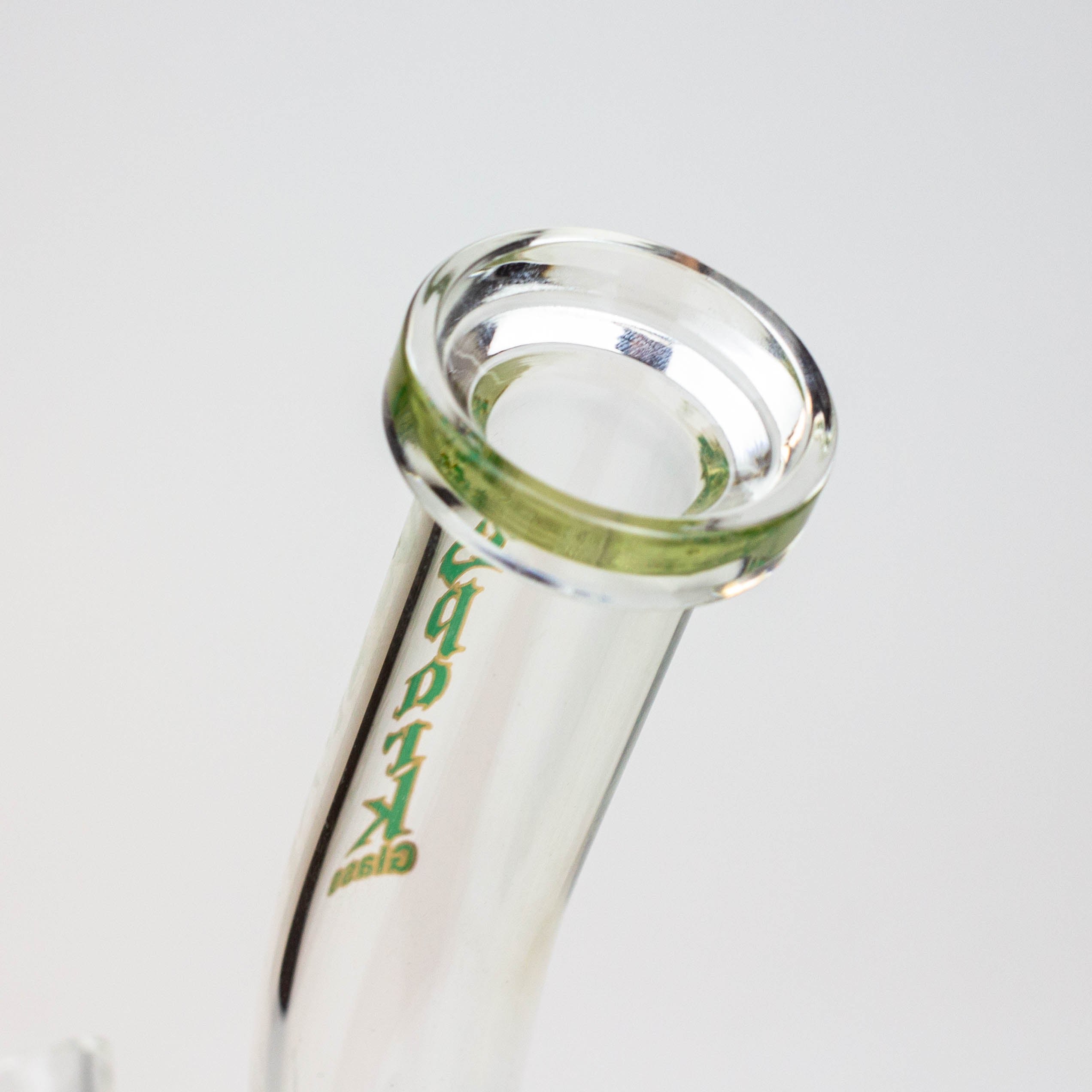 10" SPARK beaker thick glass bent neck water bong