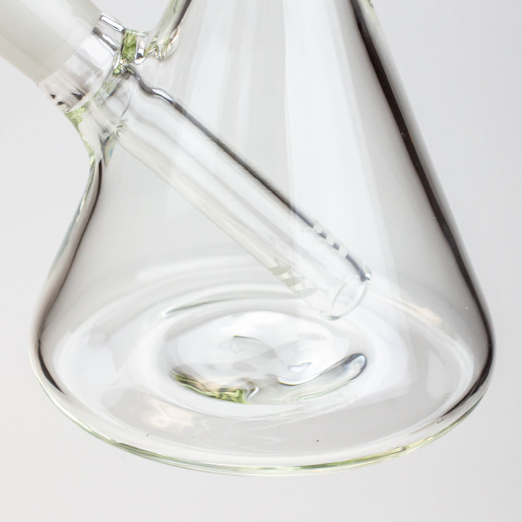 10" SPARK beaker thick glass bent neck water bong