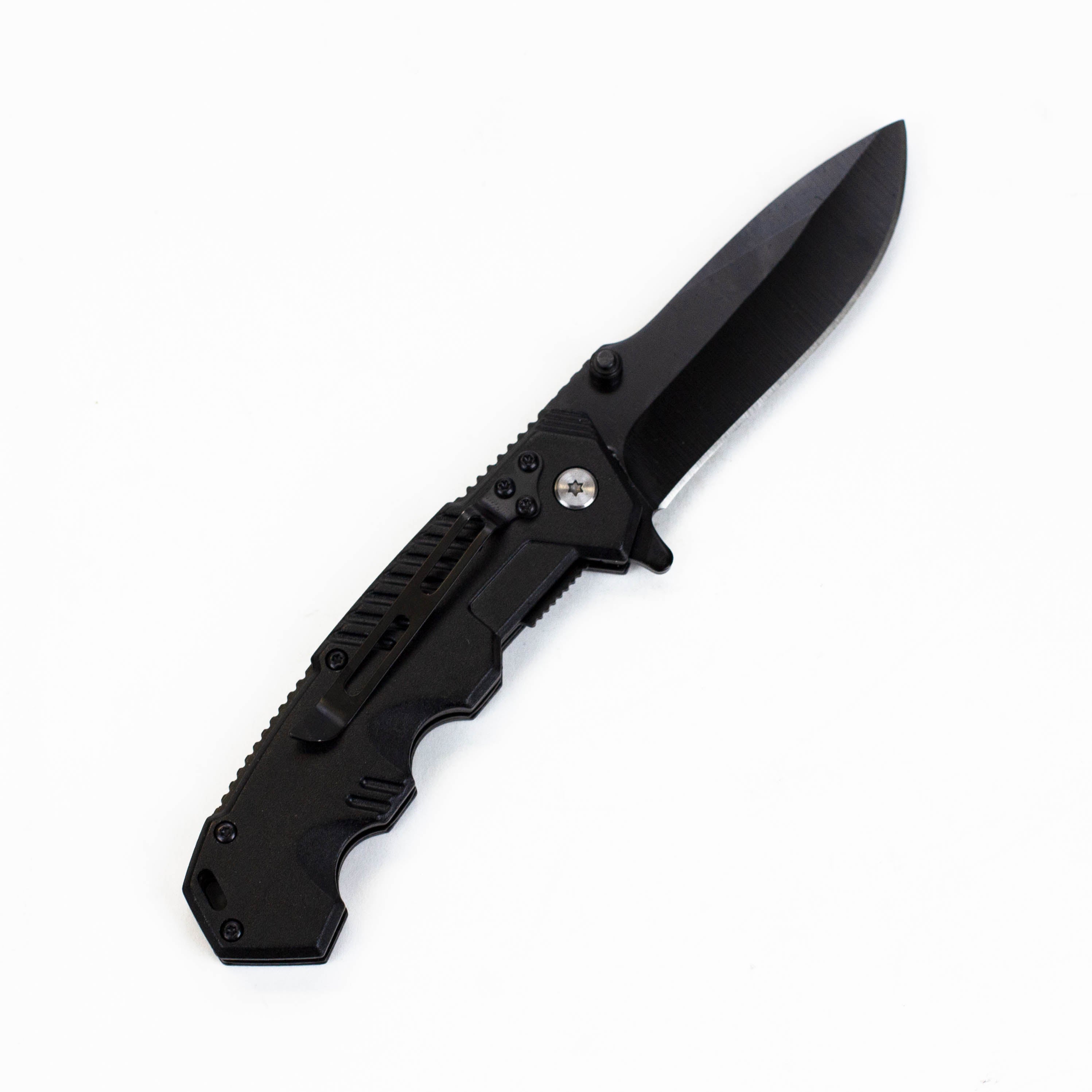 ALPHASTEEL Hunting Knife - Black Steel