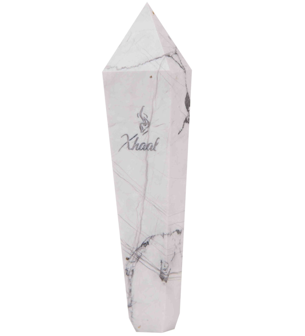 QUARTZ PIPE | WHITE TURQUOISE
