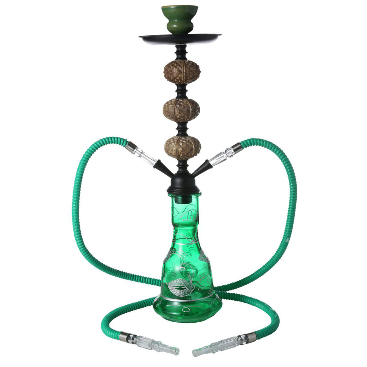 19" 2 hoses baluster Hookah [MD2200]