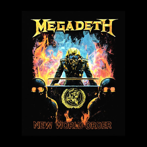 Megadeth | “New World Order” Short Sleeve Unisex Black T-Shirt – Officially Licensed Rock Band Tee