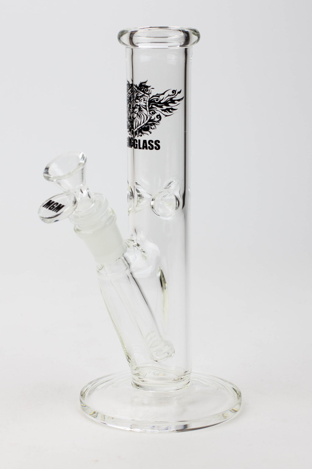 9" glass straight tube glass Bong