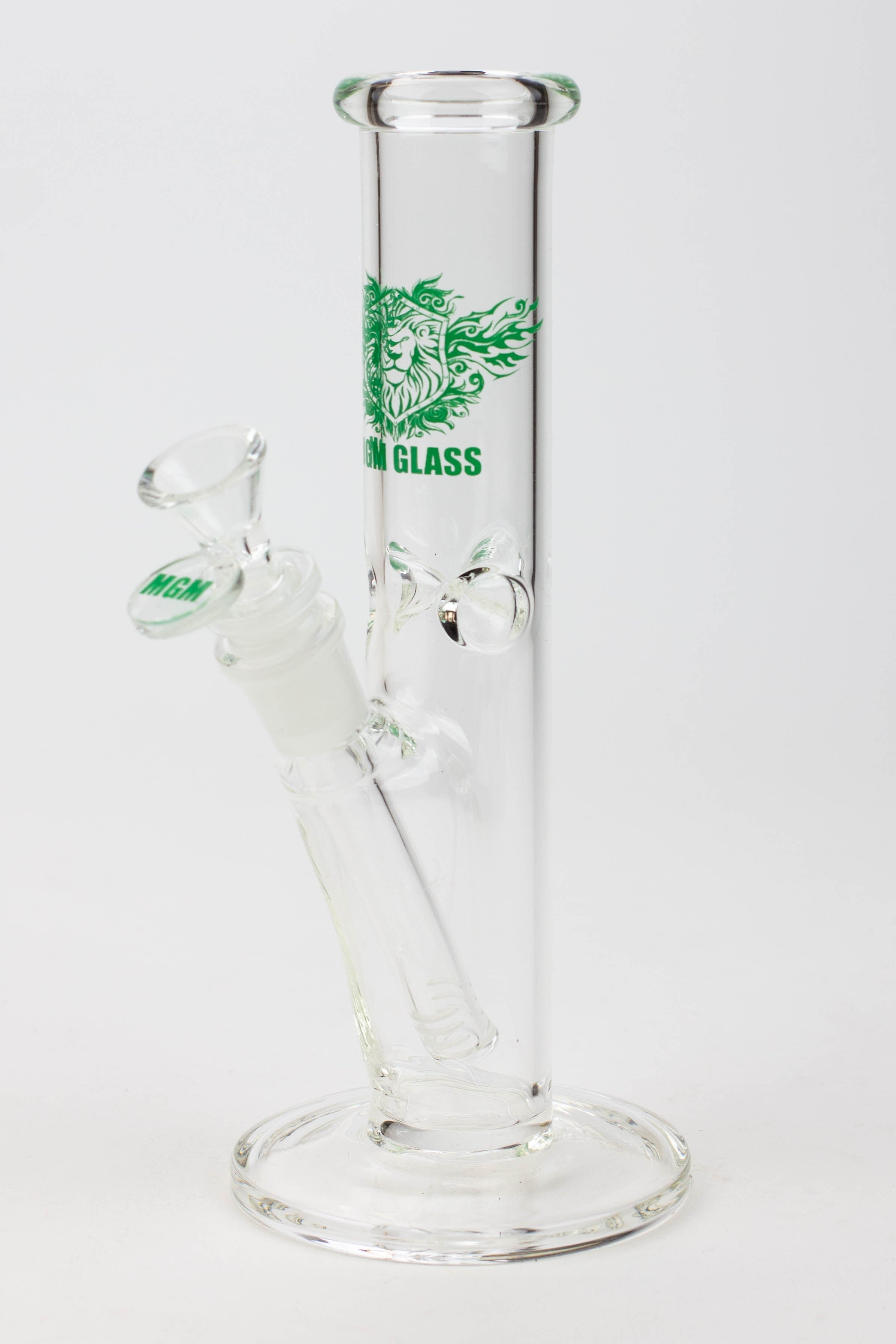 9" glass straight tube glass Bong
