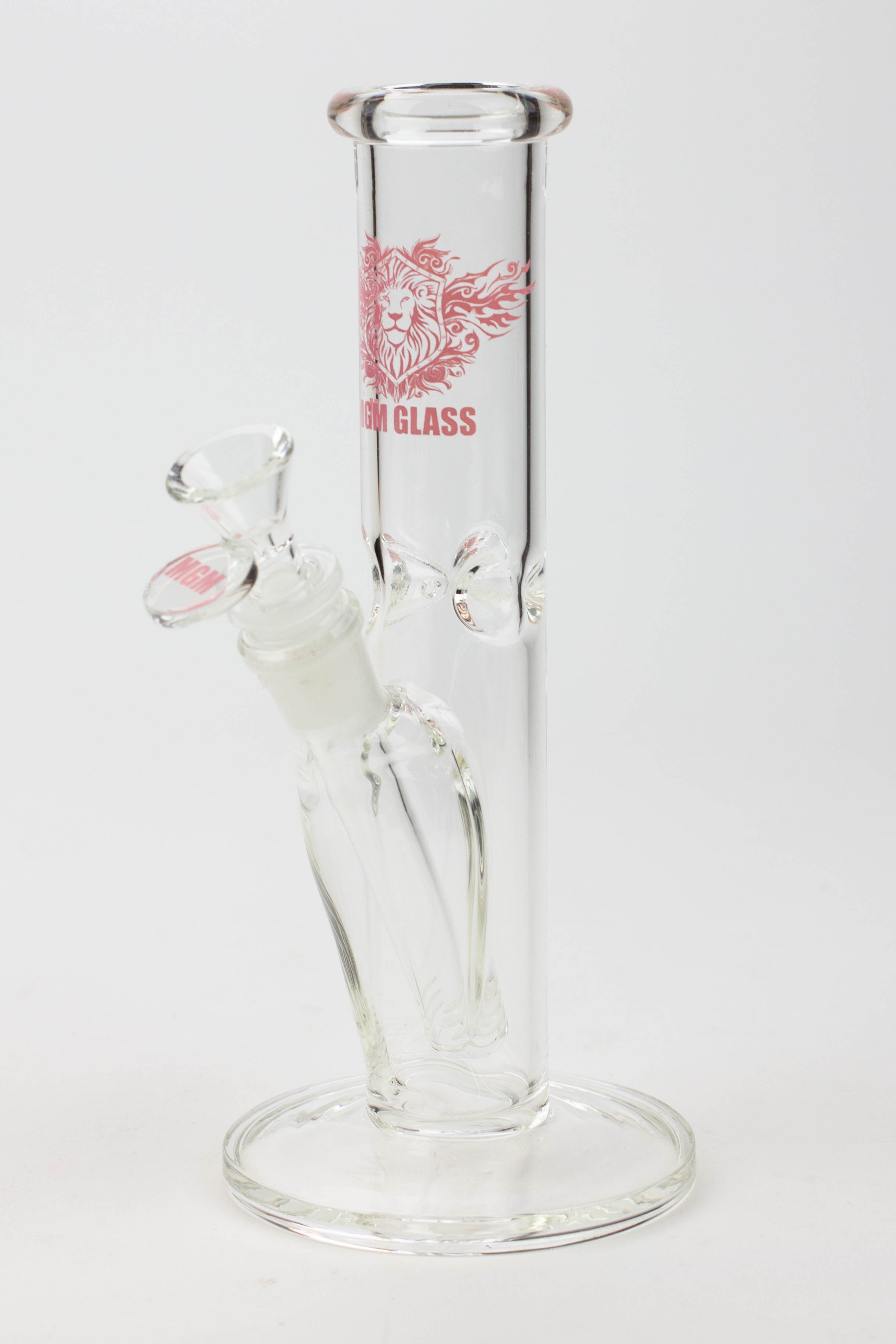 9" glass straight tube glass Bong
