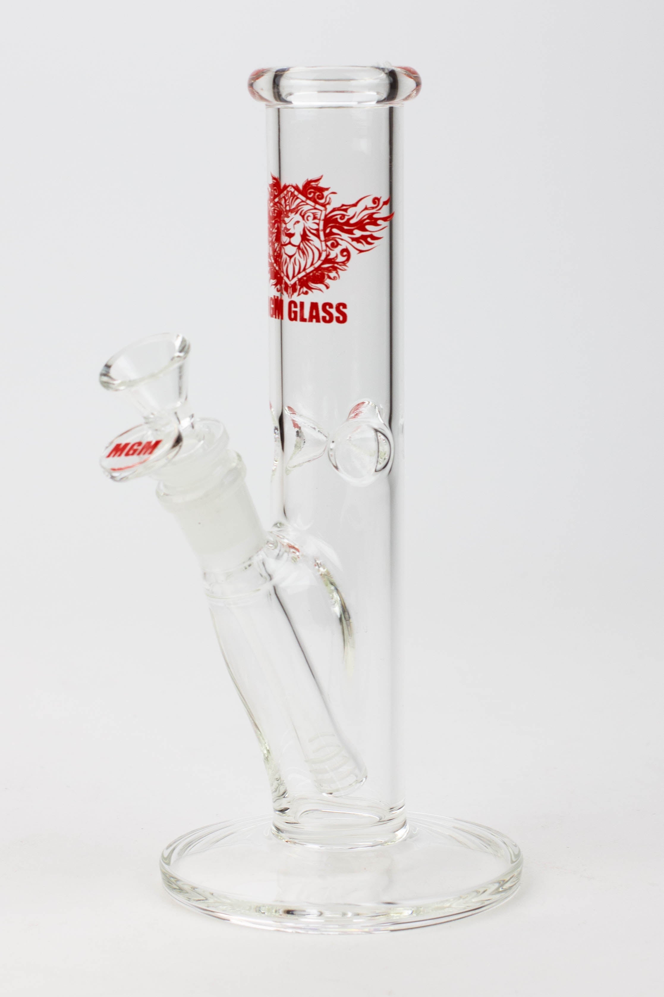 9" glass straight tube glass Bong