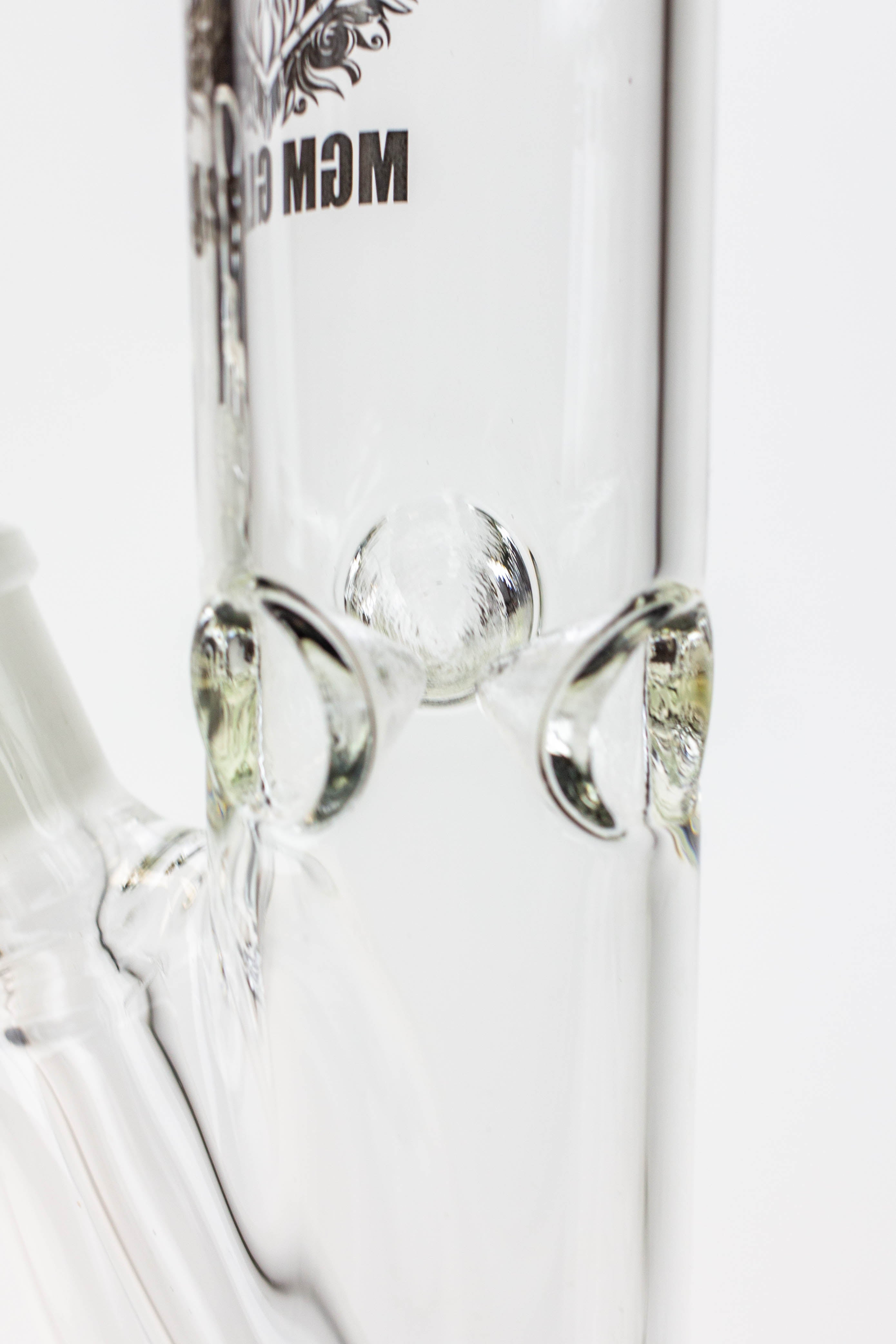 9" glass straight tube glass Bong