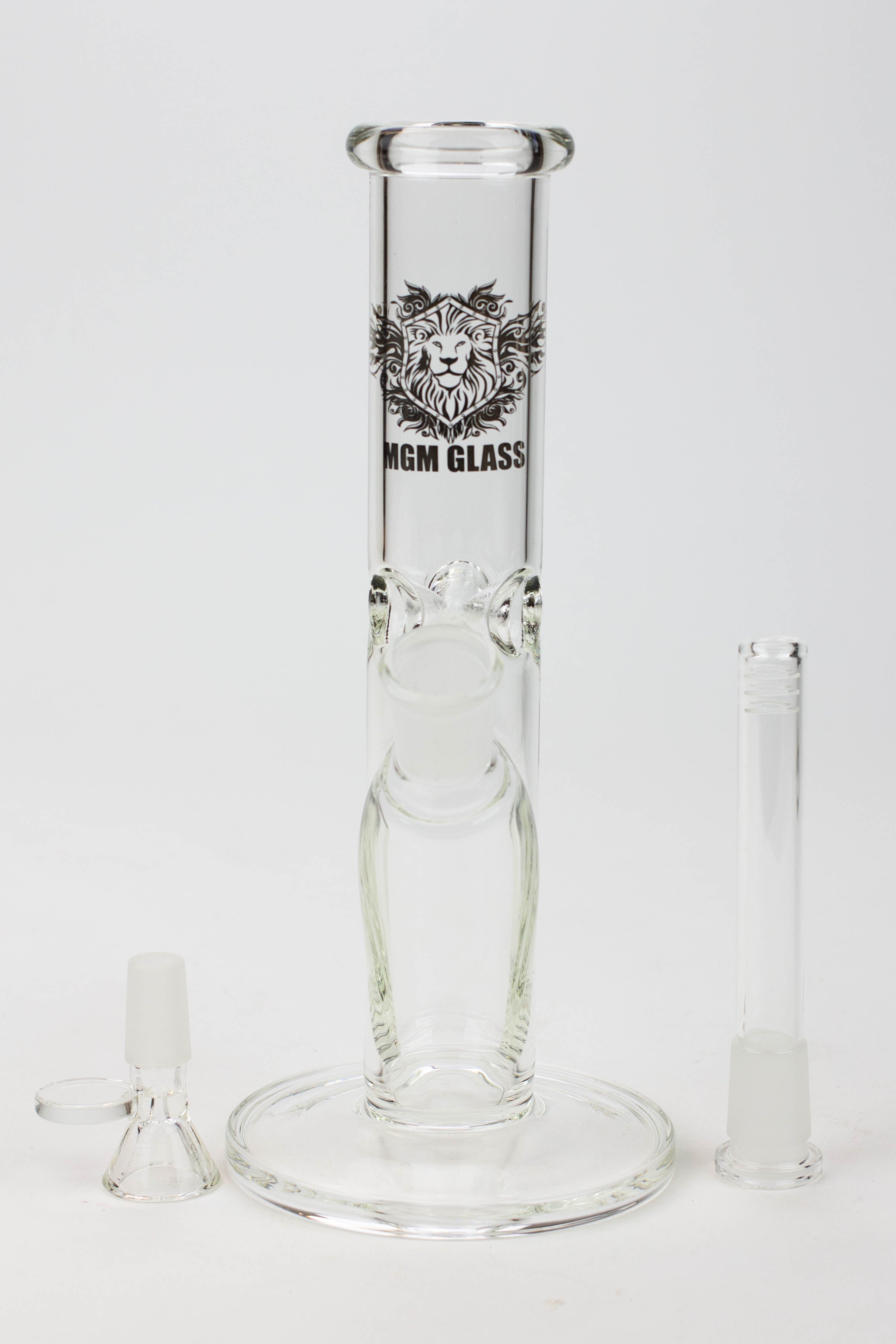 9" glass straight tube glass Bong