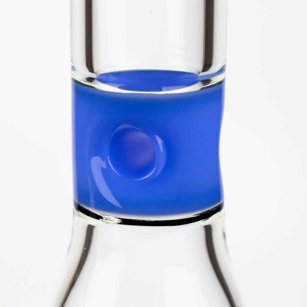 17.5" glass / 7 mm / beaker glass water bong
