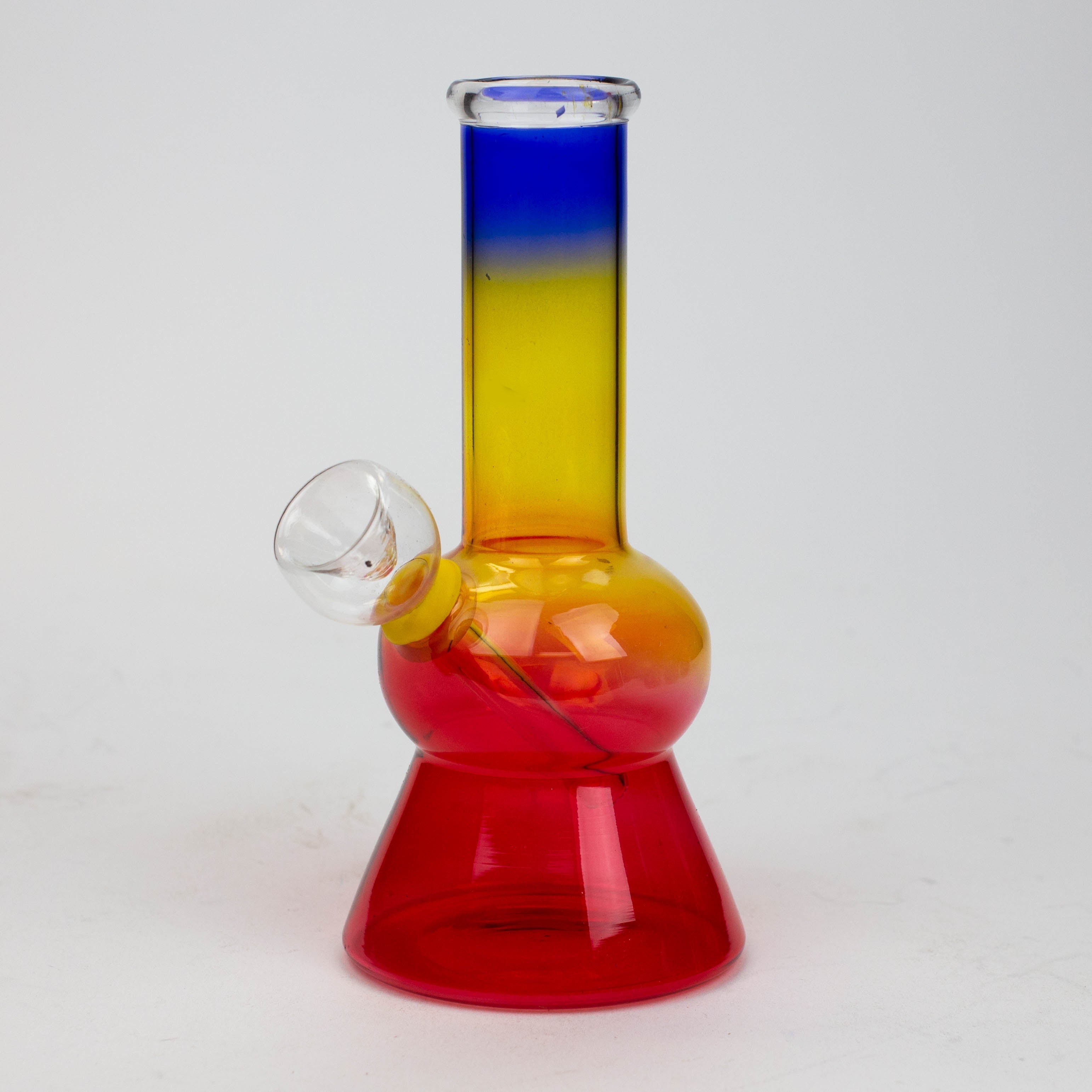 6" glass water bong-Jamaica