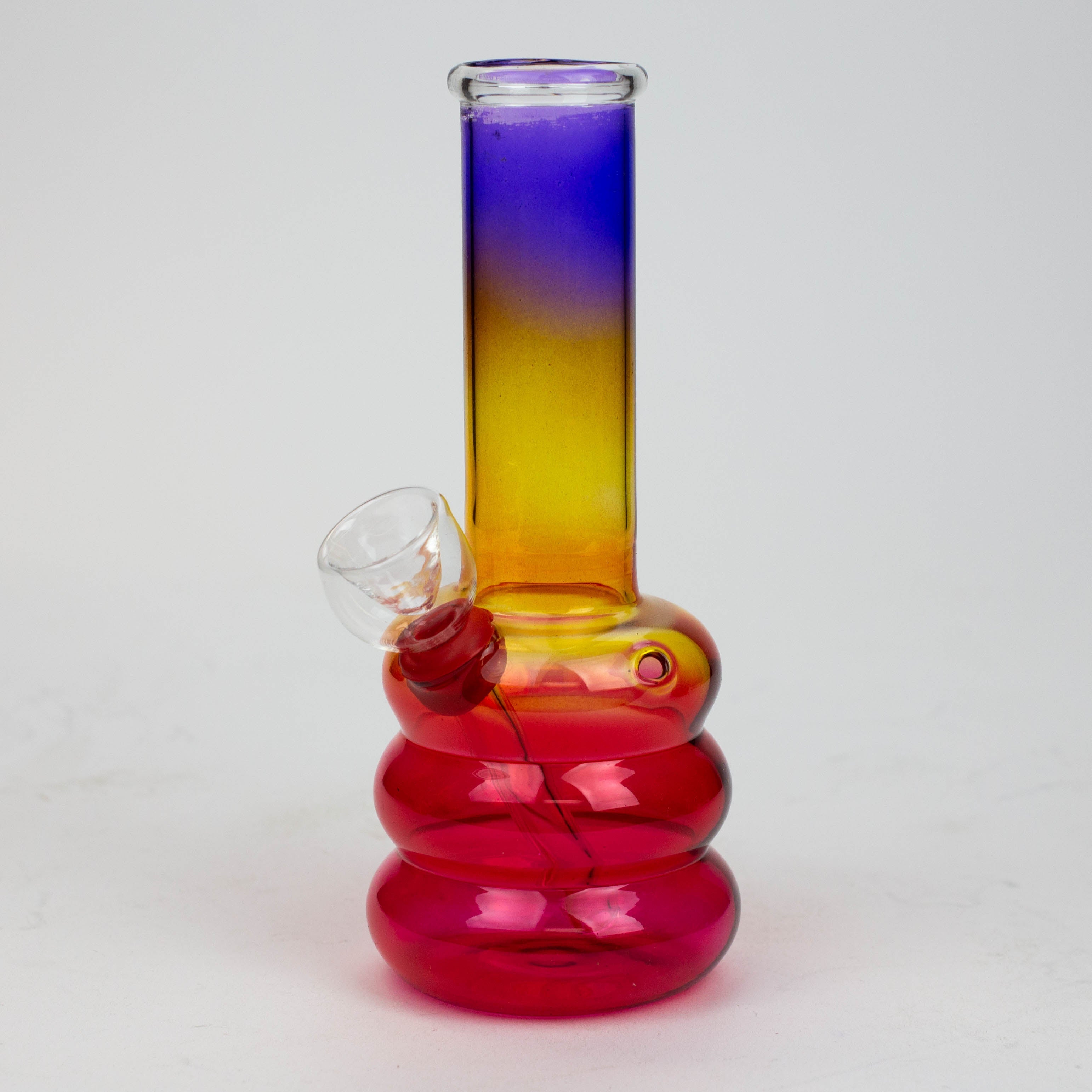 6" glass water bong-Jamaica