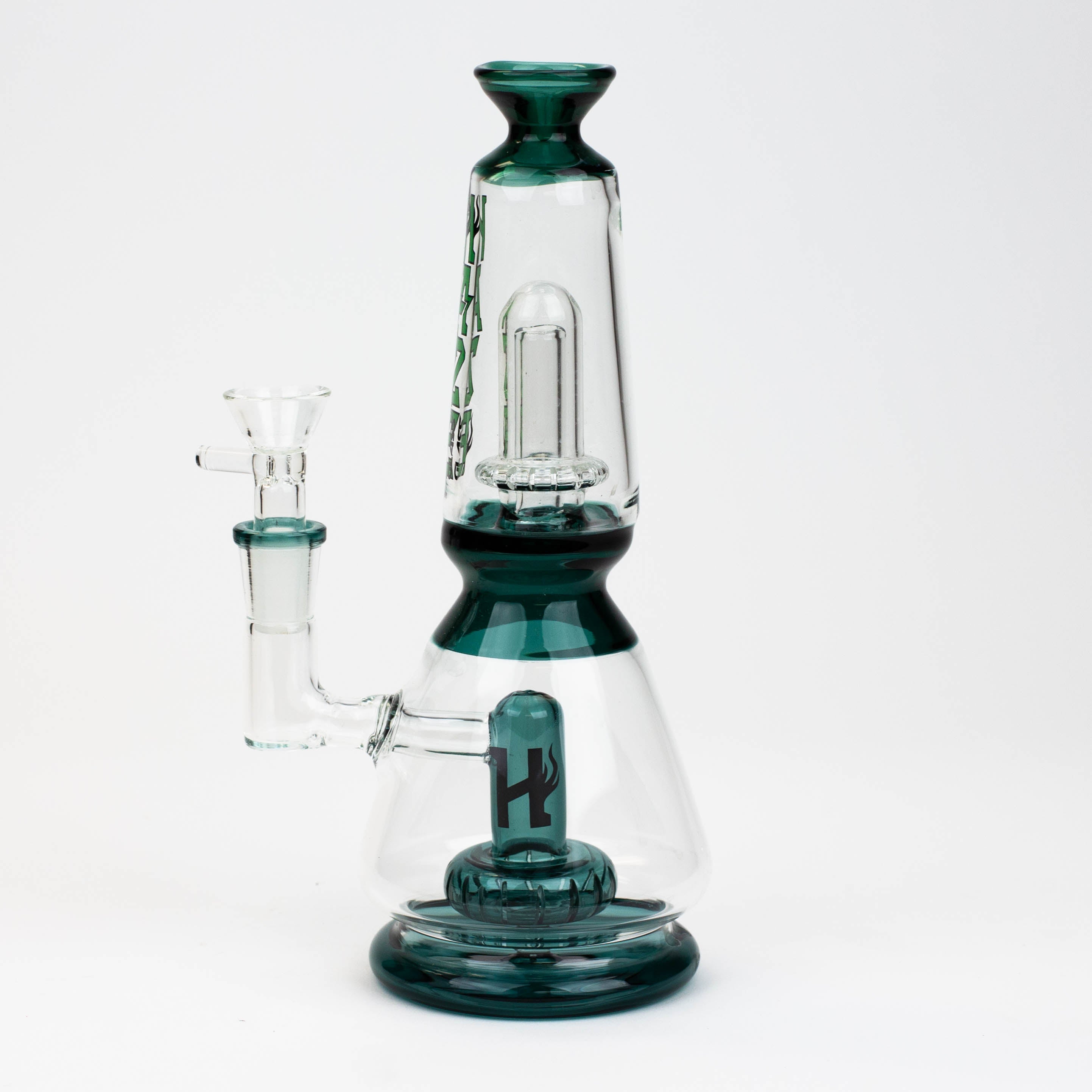 8.5" HAZE glass water bong with Showerhead percolator [HZ088]
