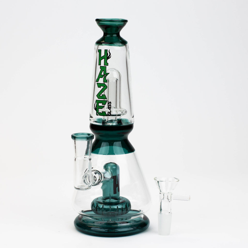 8.5" HAZE glass water bong with Showerhead percolator [HZ088]