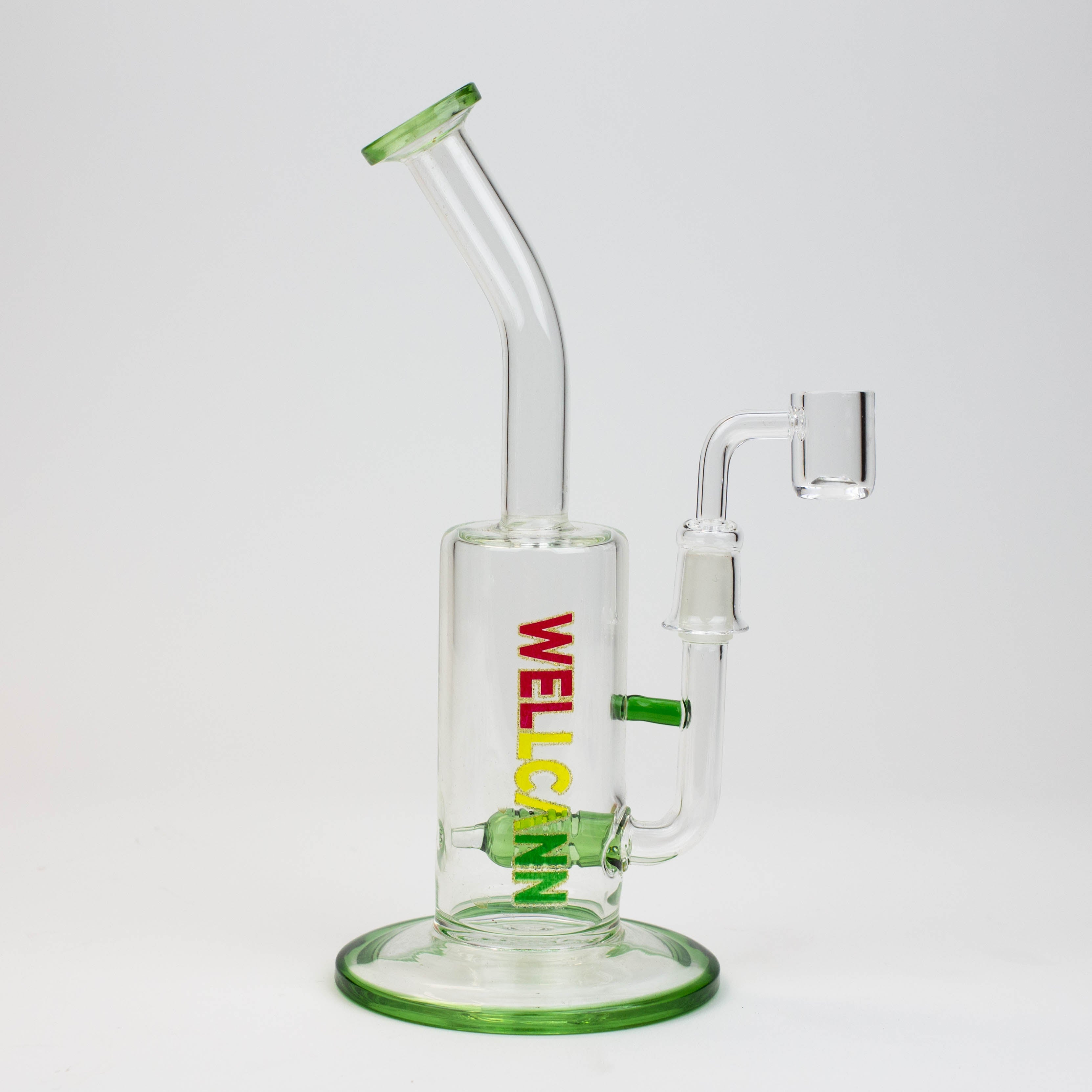 9" WellCann Inline diffuser Rig with Banger
