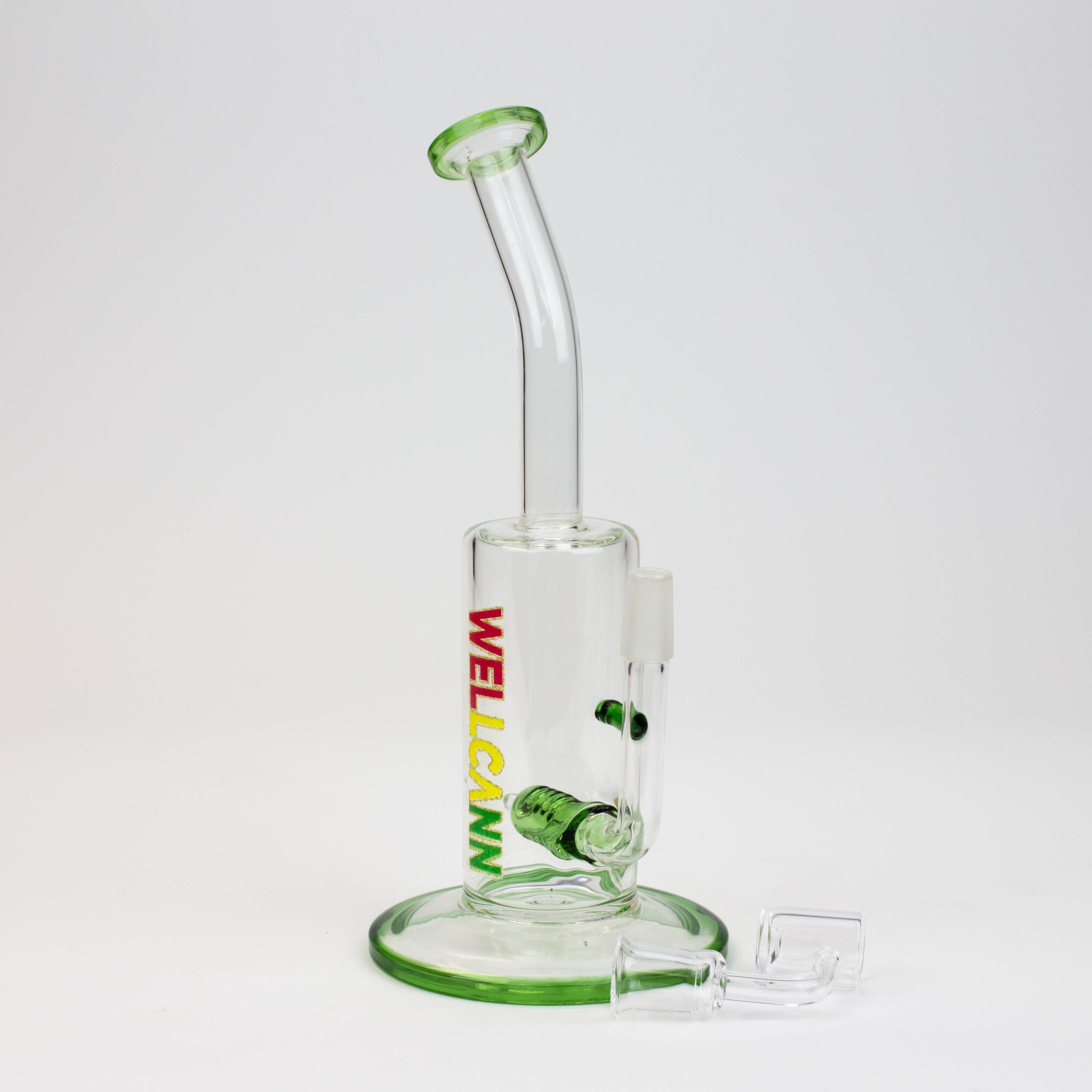 9" WellCann Inline diffuser Rig with Banger