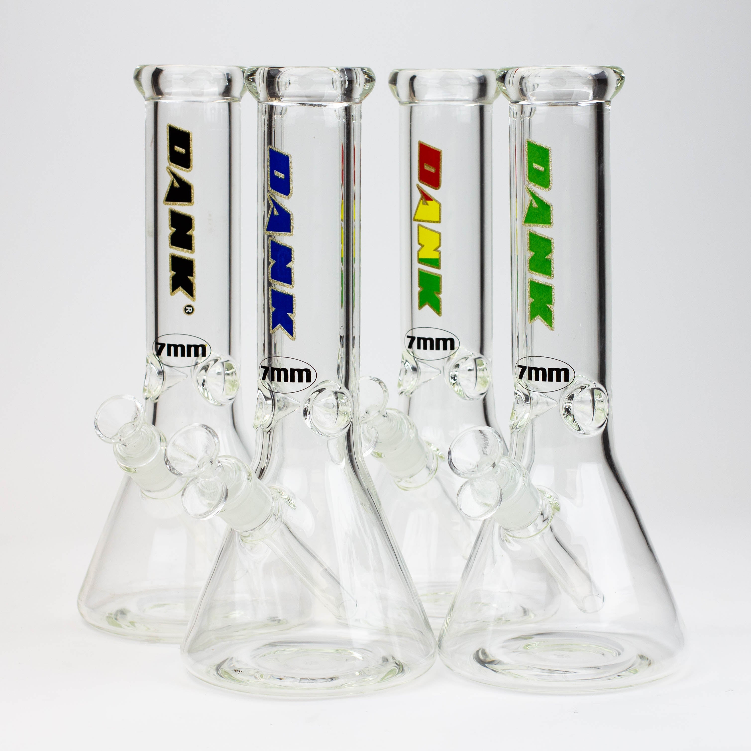 12" DANK beaker 7 mm glass water bong