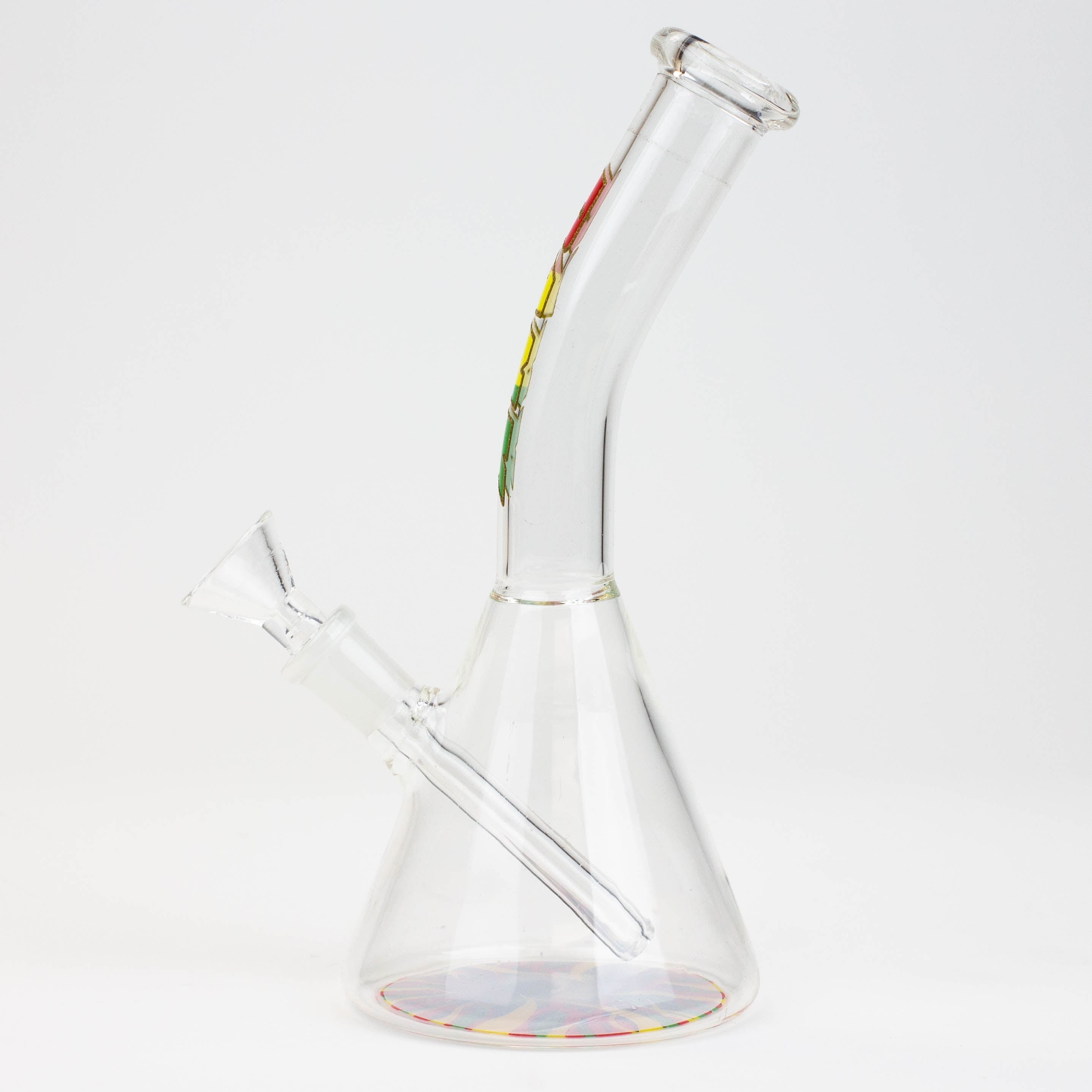 8" DANK Mini Bong with Colour Bottom