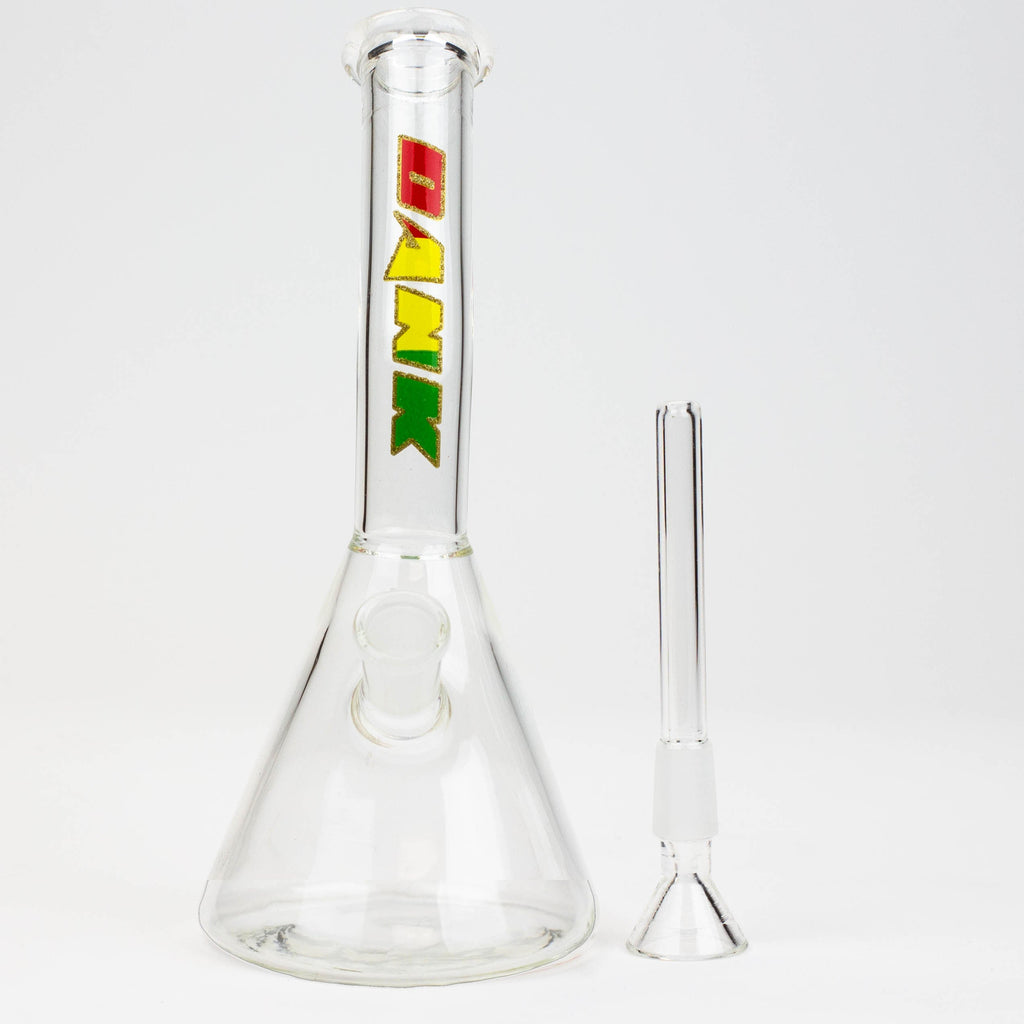 DANK | 8" beaker Bong with Bent Neck