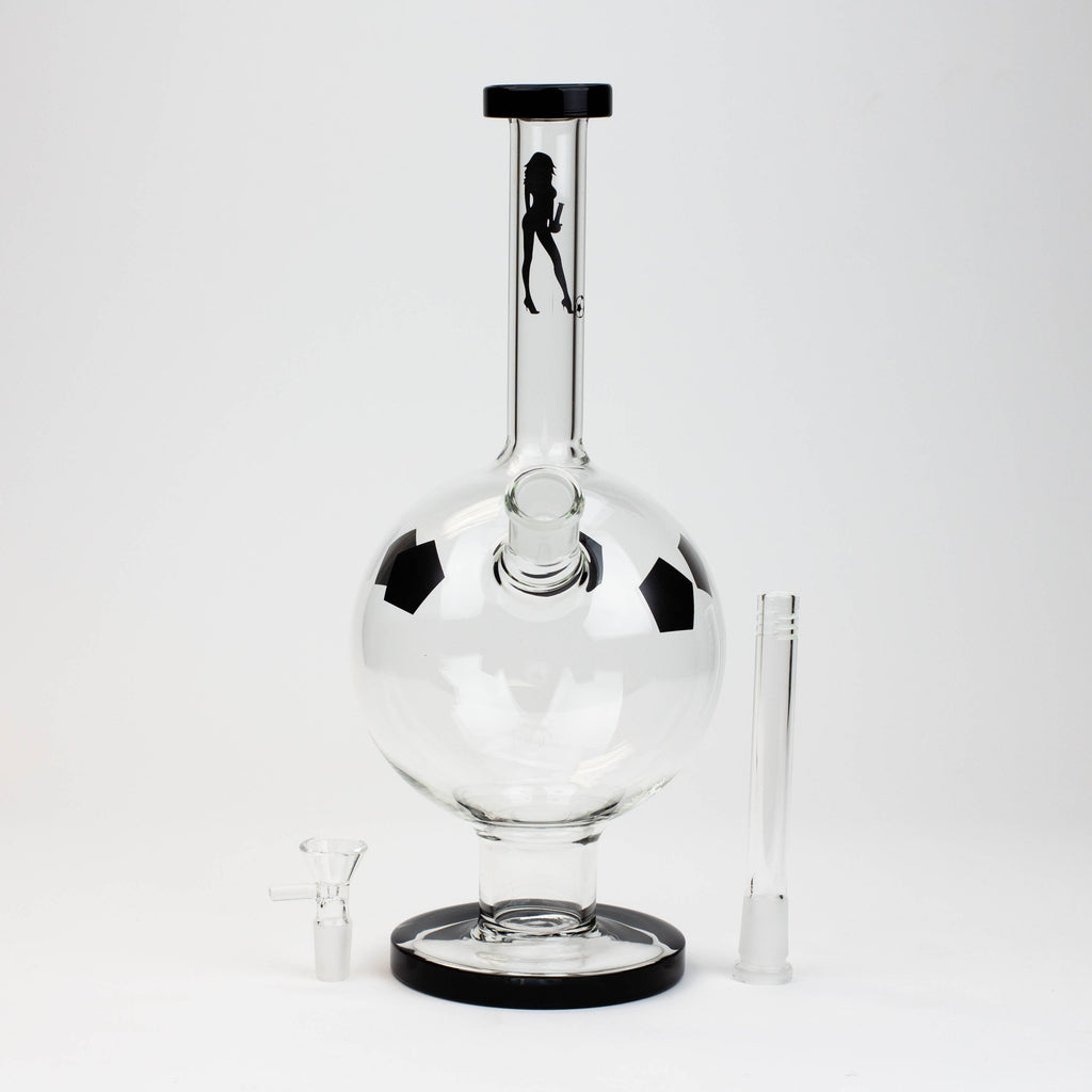 13" Volcano Soccer Ball round base bong [AK819]