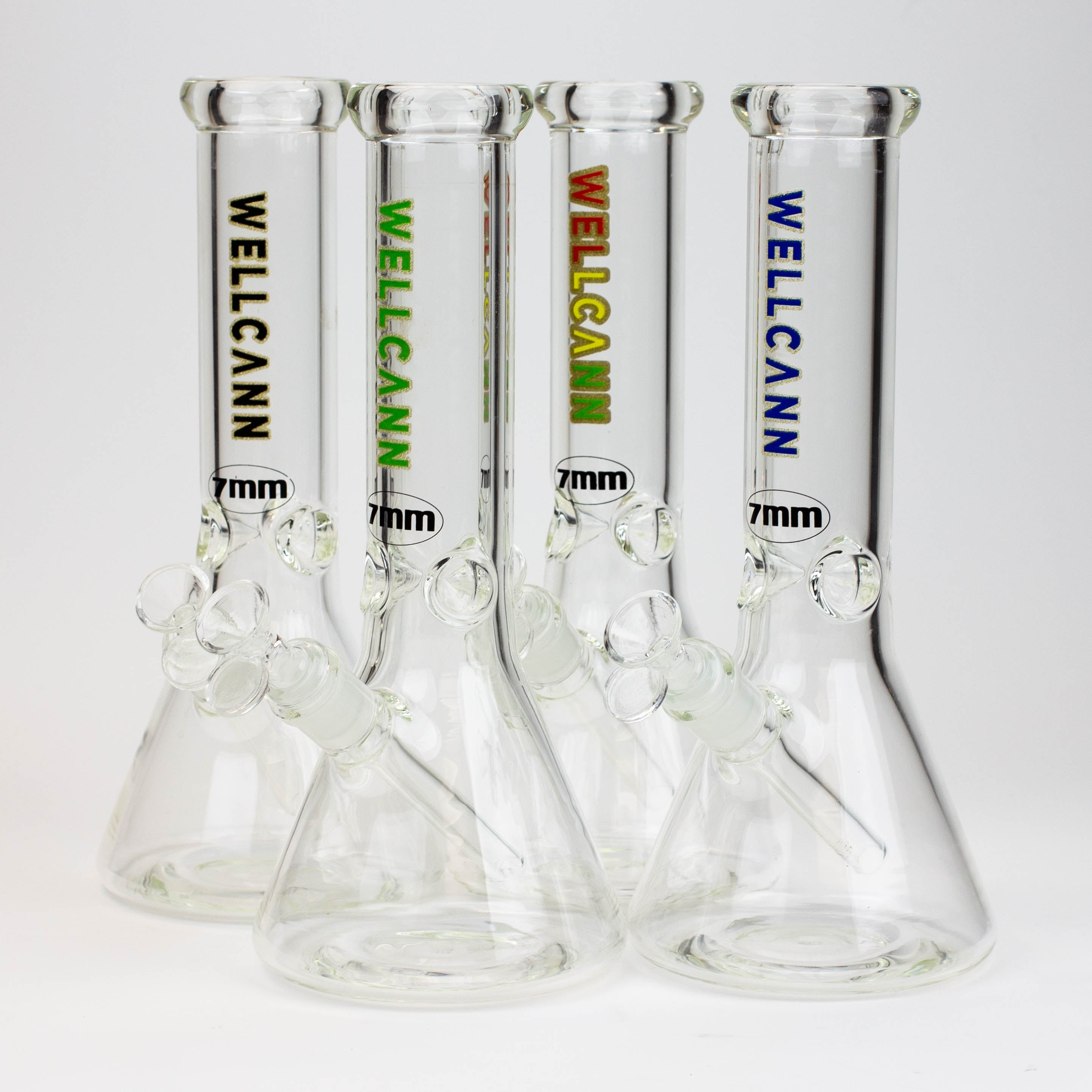 12" WellCann beaker 7 mm glass water bong