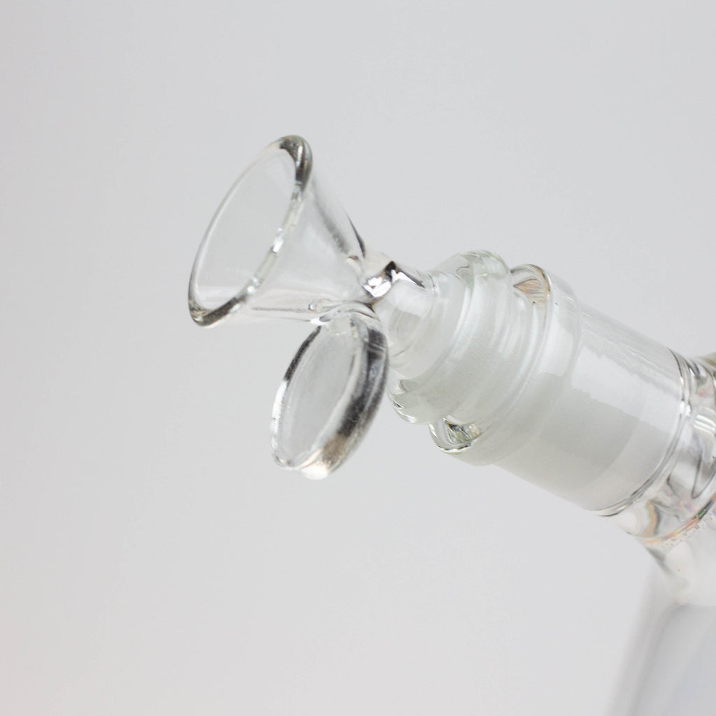 12" WellCann beaker 7 mm glass water bong with Colour Bottom