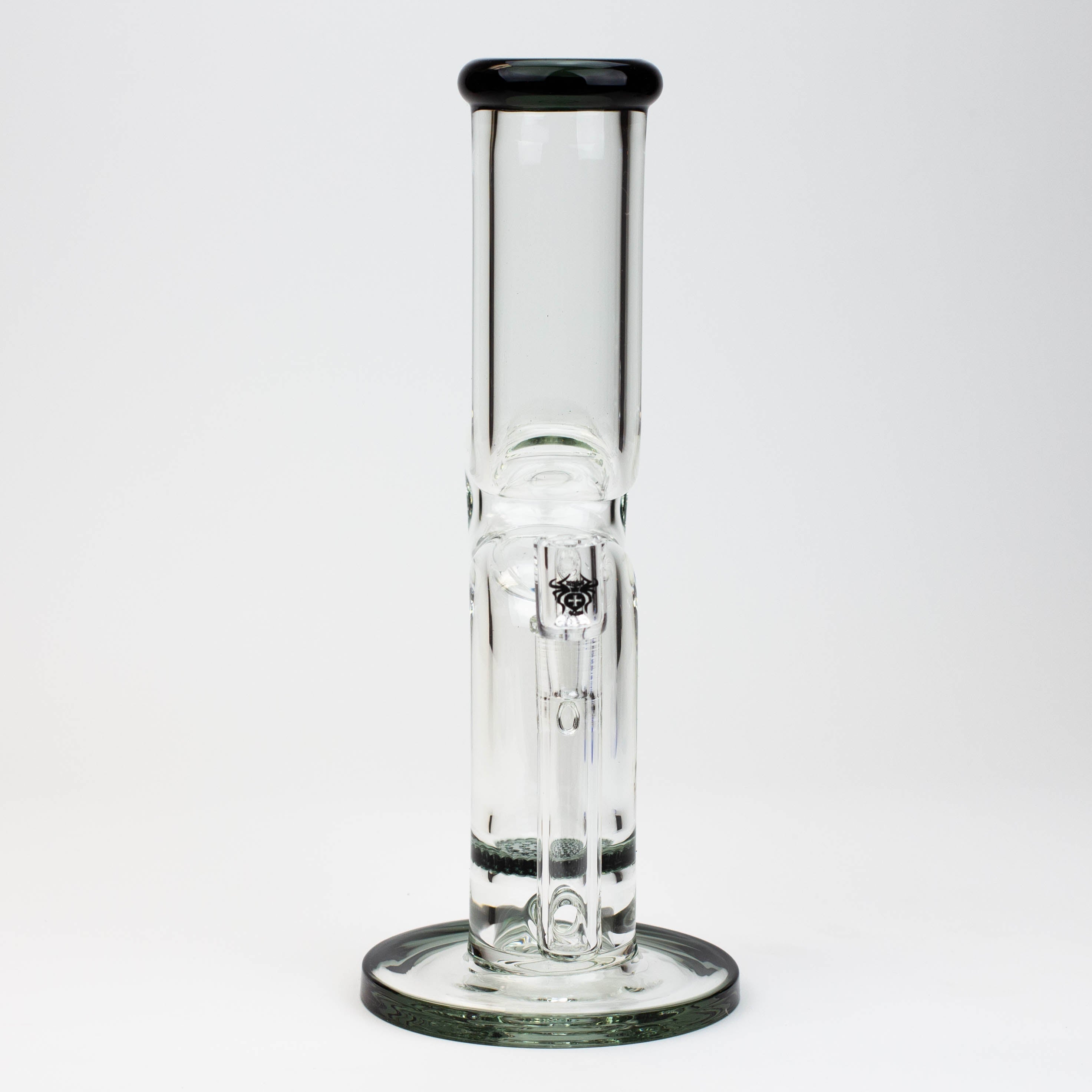 11.5" 2-in-1 7mm Zig-zag glass water bong [AKG003]