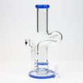 11.5" 2-in-1 7mm Zig-zag glass water bong [AKG003]