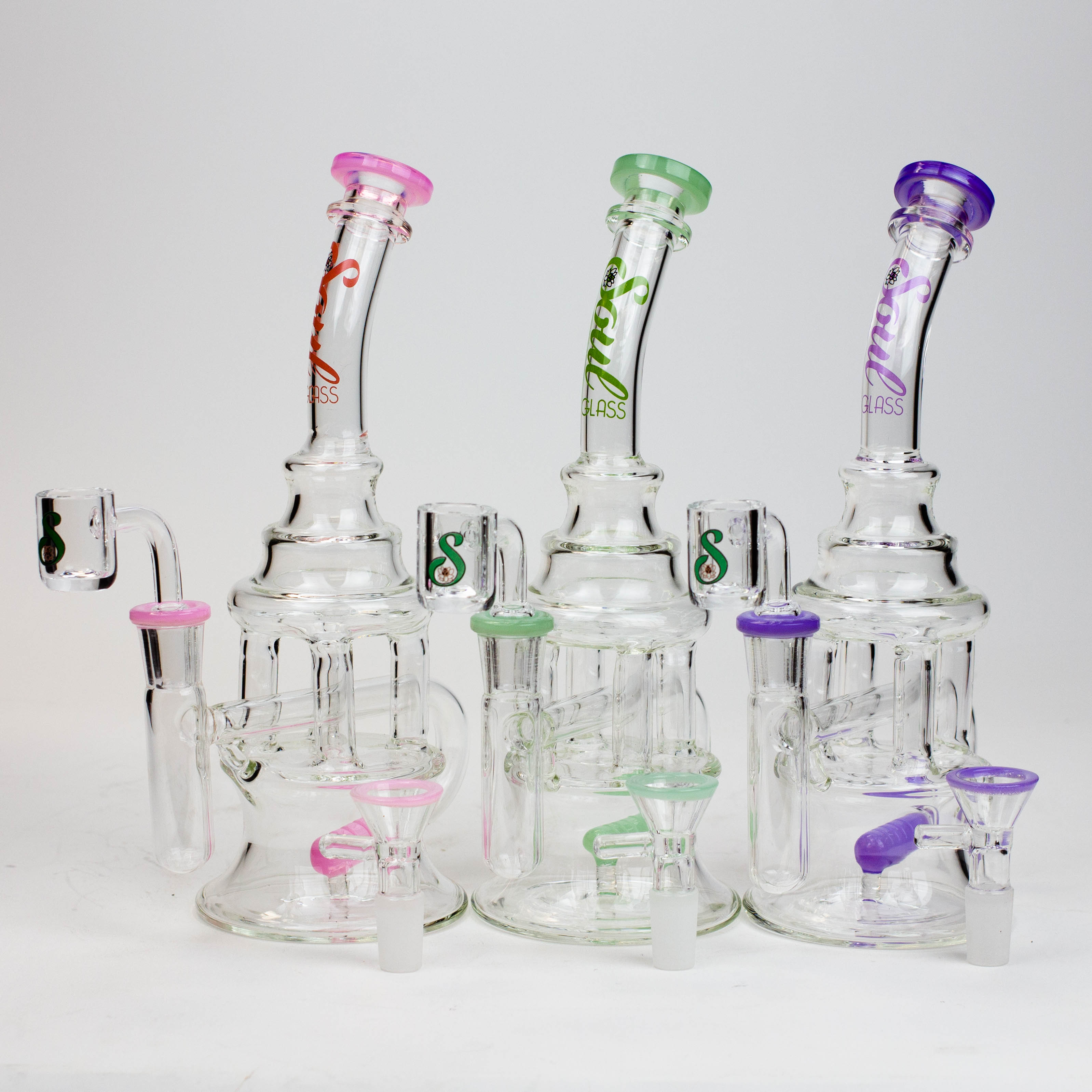 9" SOUL Glass 2-in-1 recycler bong [S2060]