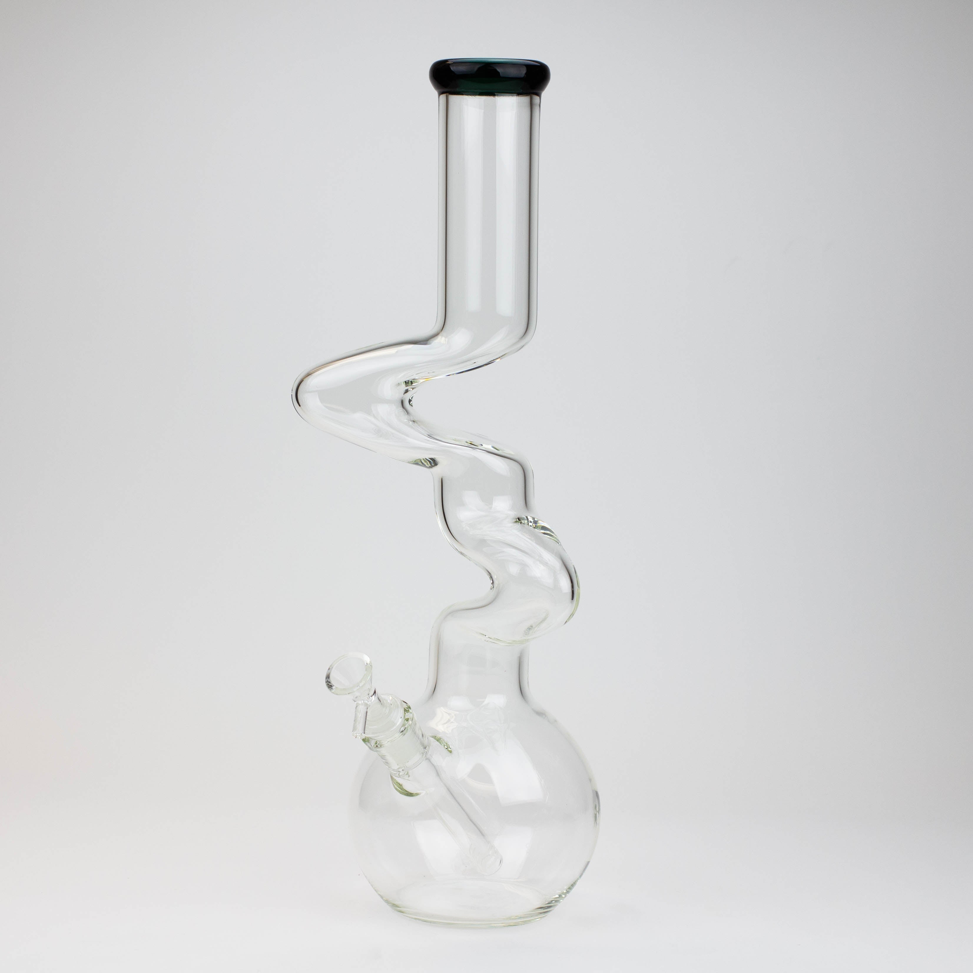 16" Zig-zag glass water bong [AKG004]