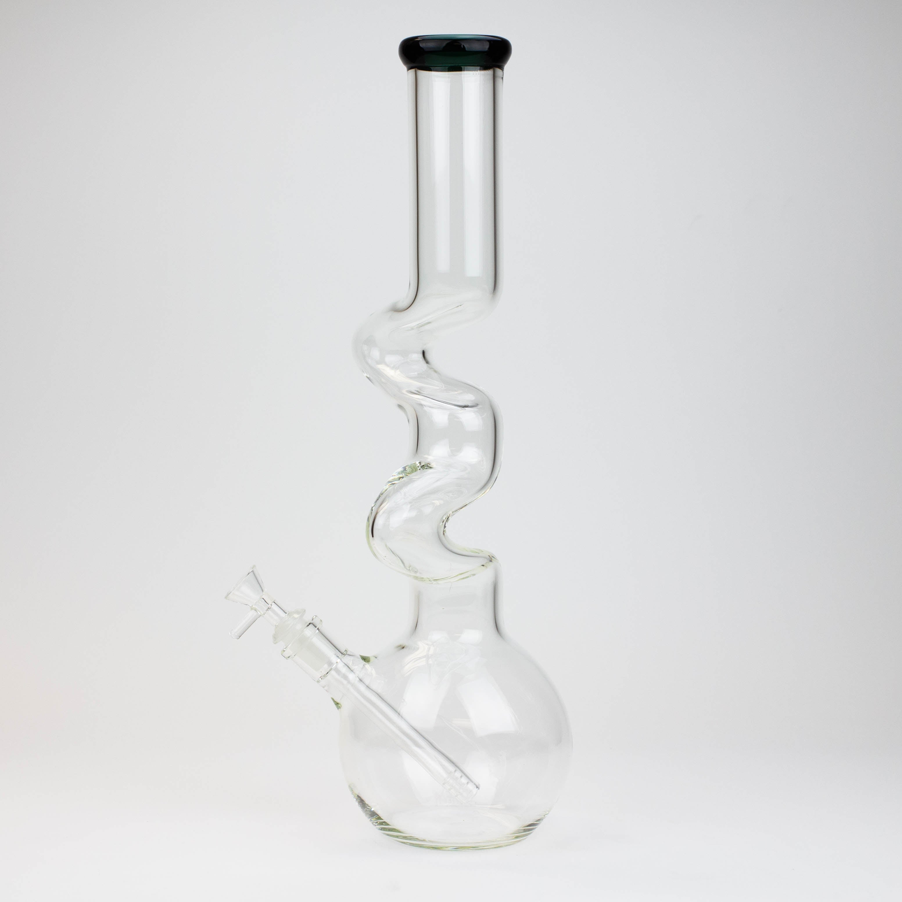 16" Zig-zag glass water bong [AKG004]