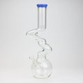 16" Zig-zag glass water bong [AKG004]
