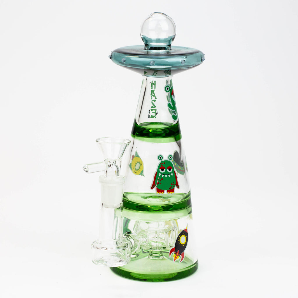 8" HAZE UFO glass bong [HZ-81]