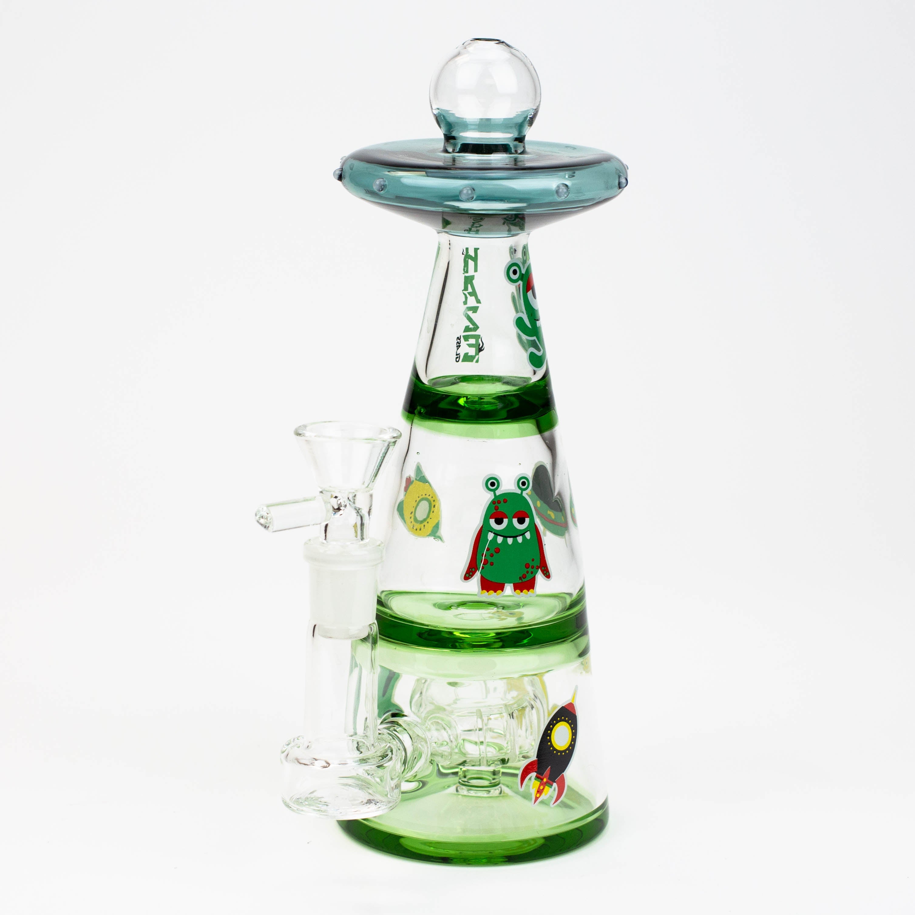 8" HAZE UFO glass bong [HZ-81]