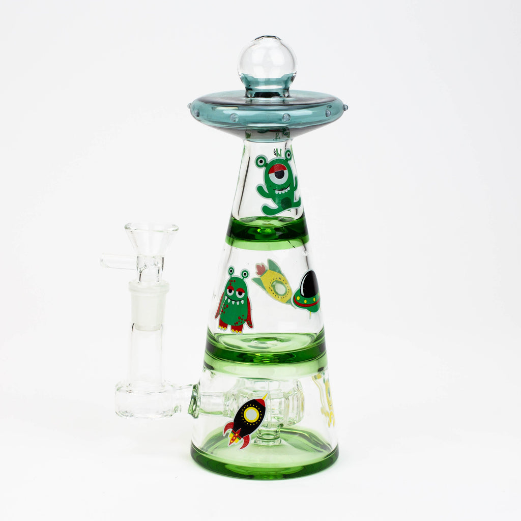 8" HAZE UFO glass bong [HZ-81]