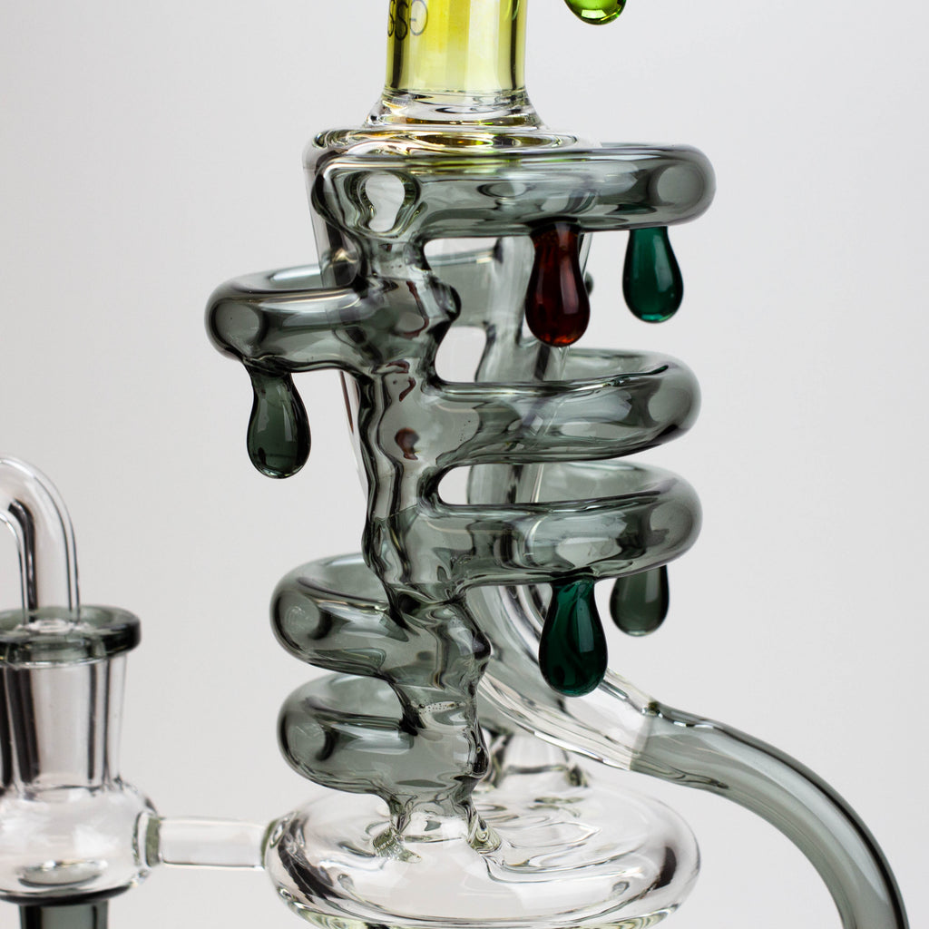9.5" SOUL Glass 2-in-1 recycler bong [S2064]
