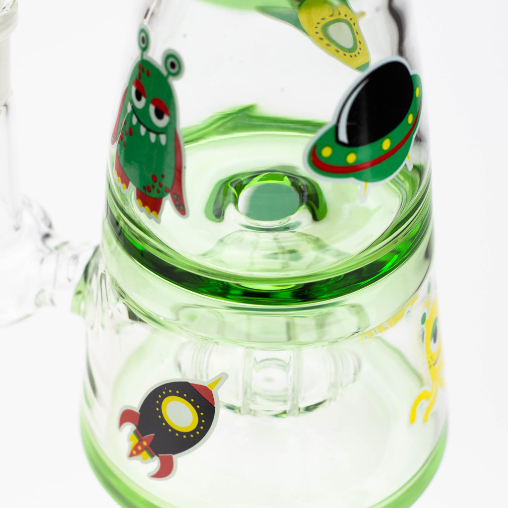 8" HAZE UFO glass bong [HZ-81]