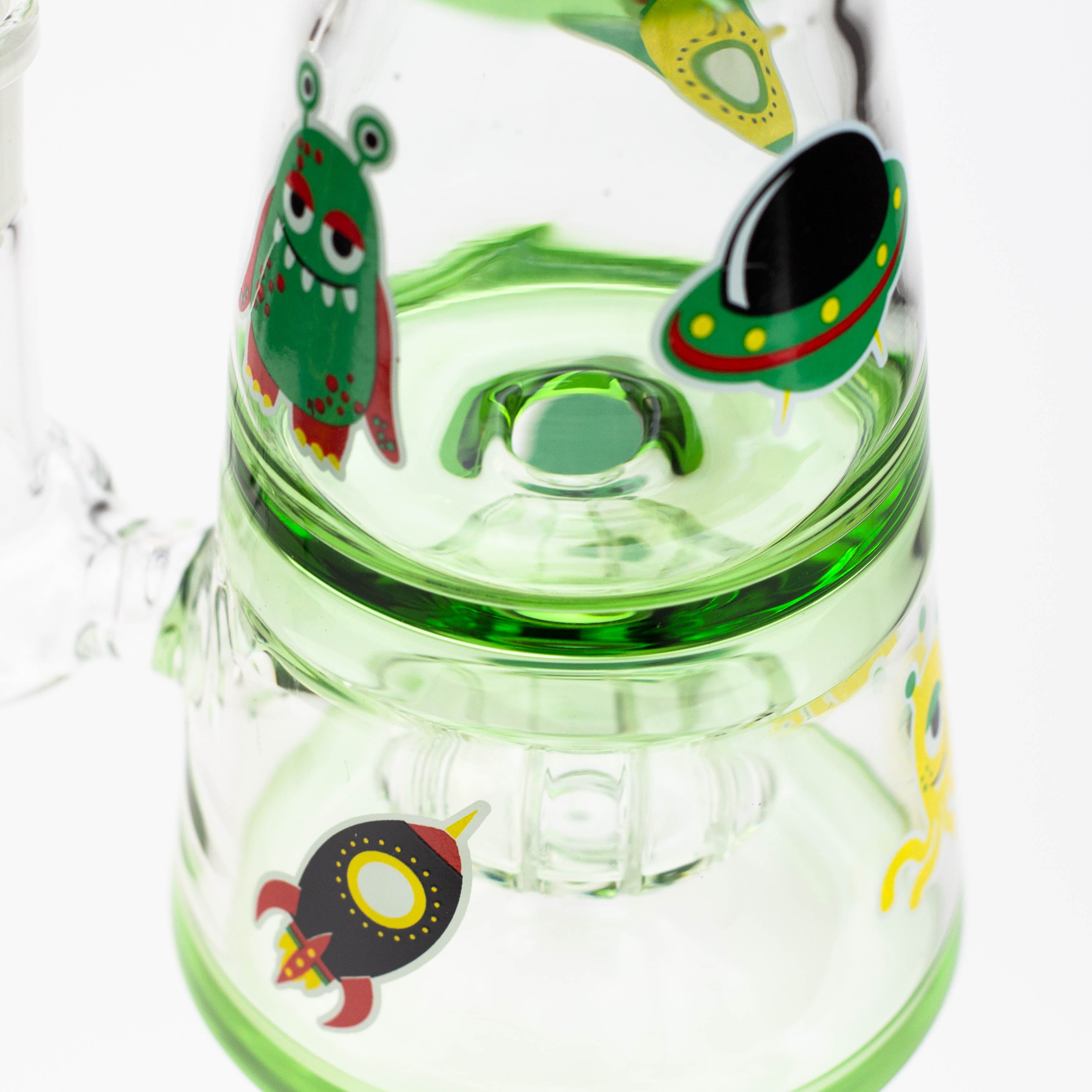 8" HAZE UFO glass bong [HZ-81]