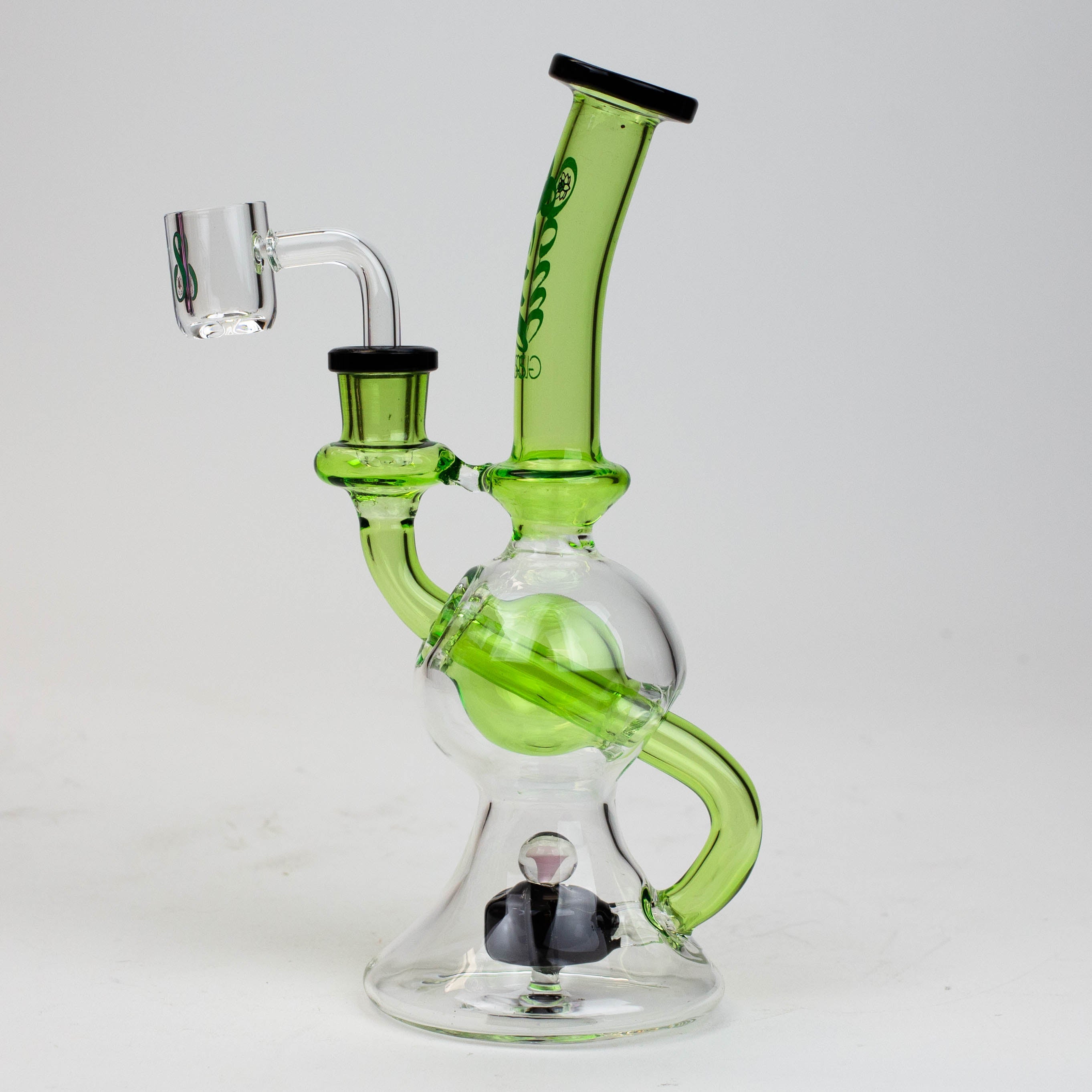 8" SOUL Glass 2-in-1 recycler bong [S2084]