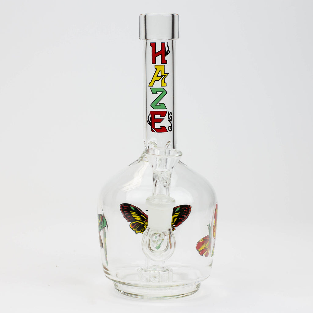 8" HAZE Mooth glass water bong [HZ073]