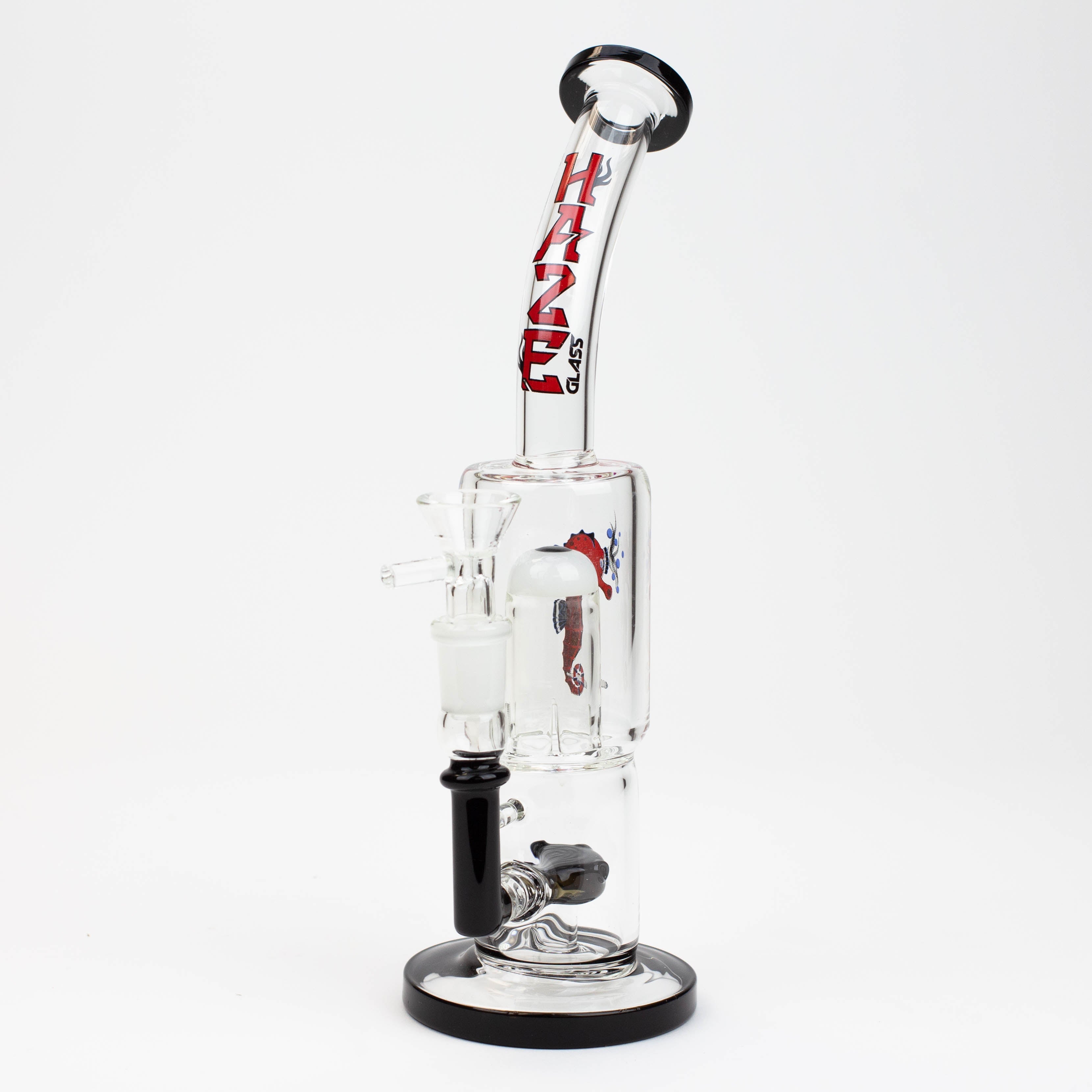 8" HAZE See horse glass water bong [HZ077]